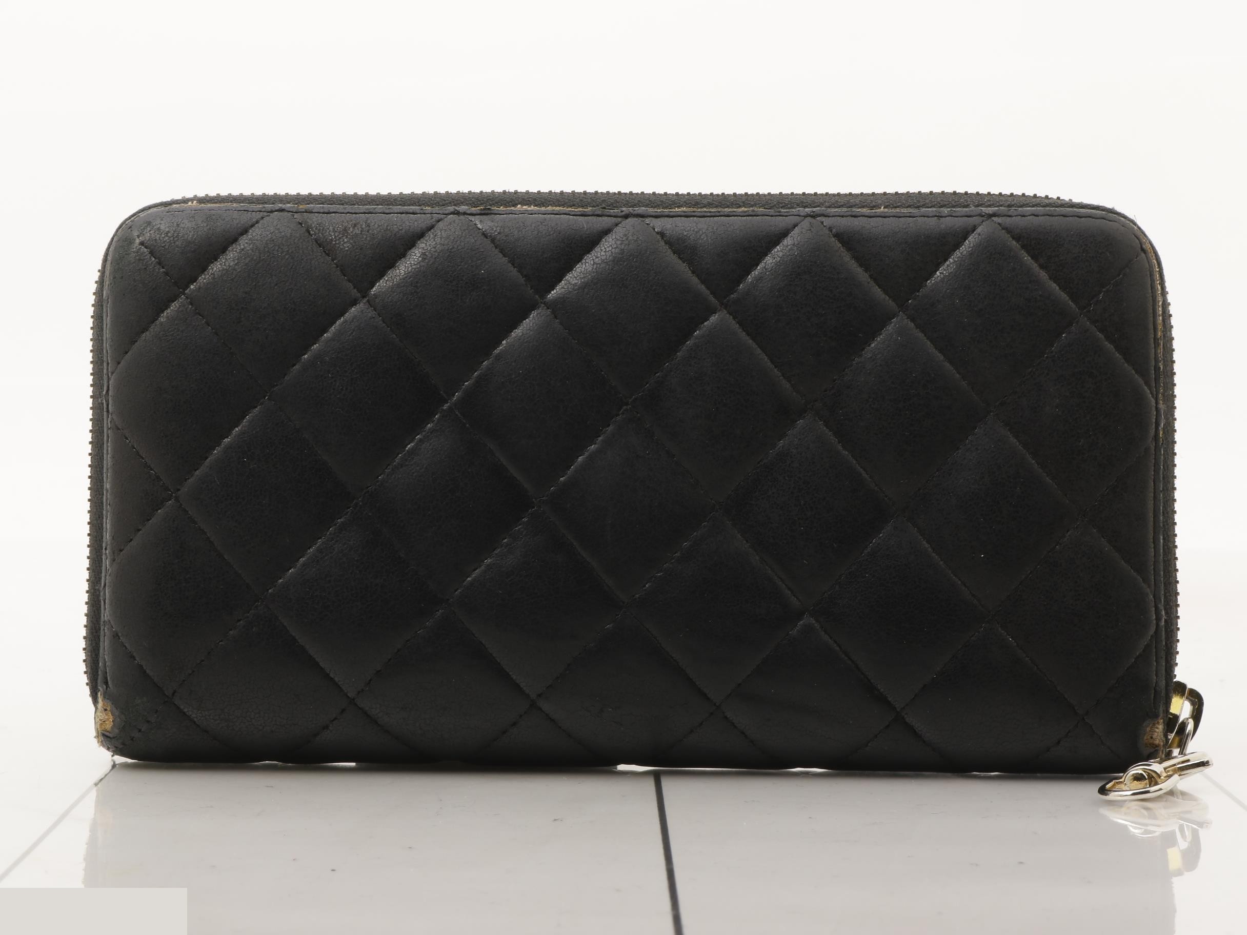 Lambskin Zip Wallet — view 2
