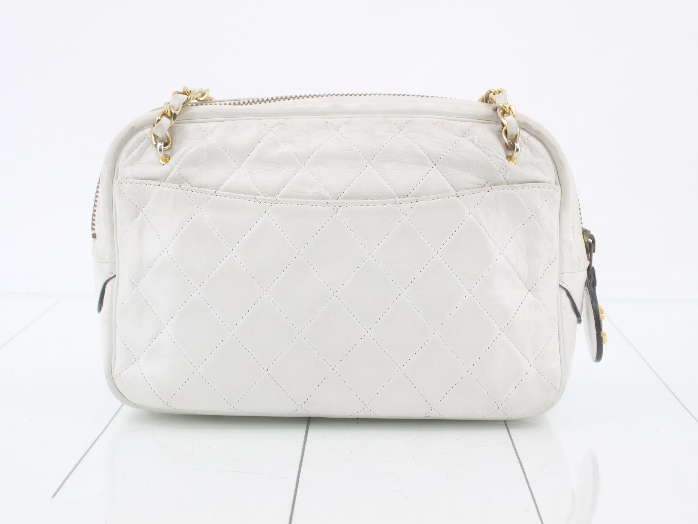 Matelassé Chain Shoulder Bag — view 2