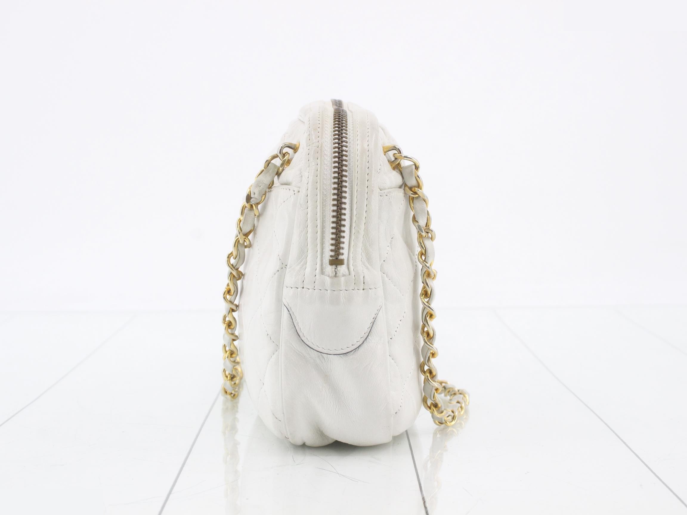 Matelassé Chain Shoulder Bag — view 3