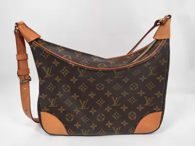 Monogram Moncler Navy Monogram M51265 Boulogne Shoulder Bag