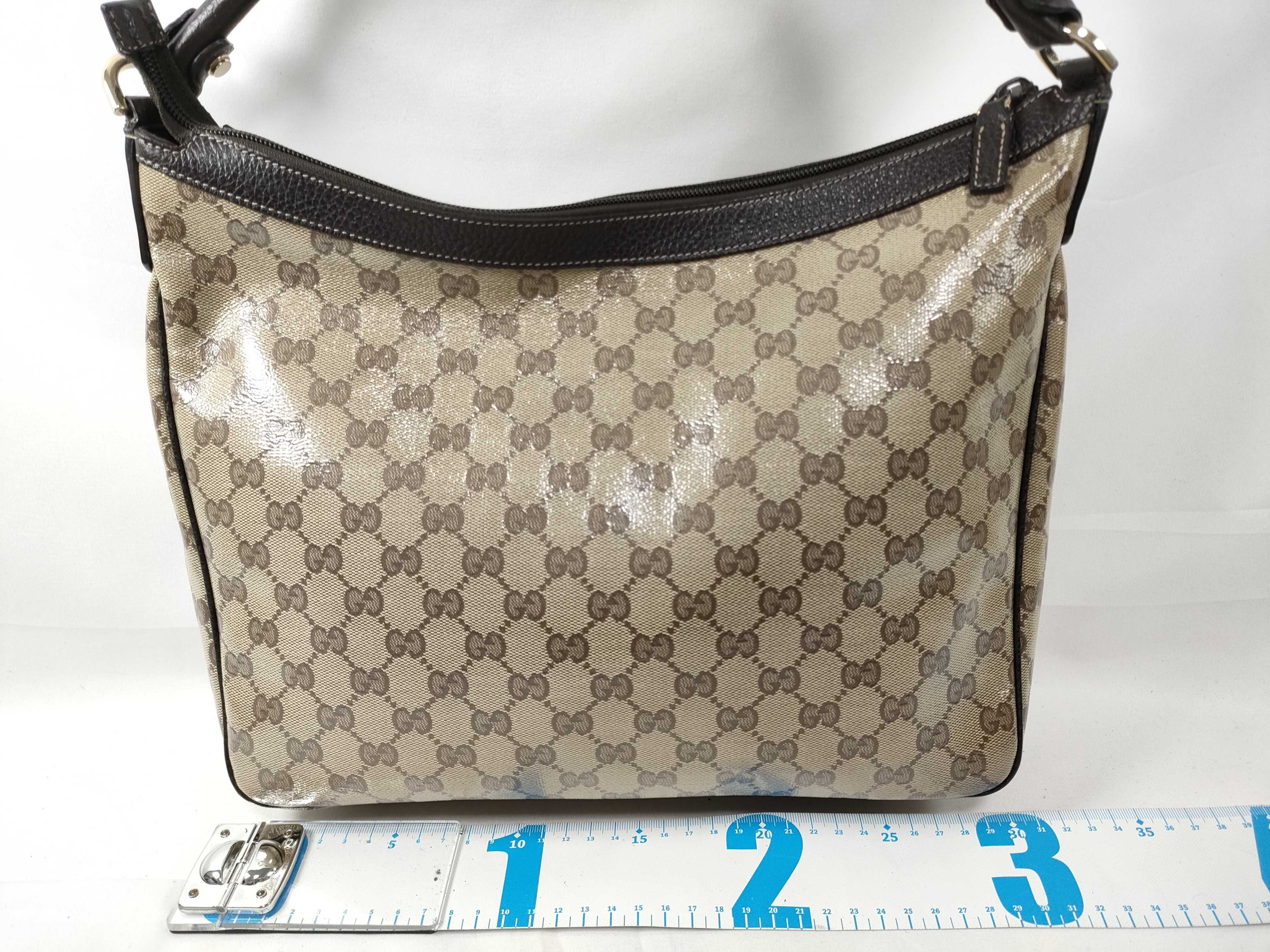 Brown GG Canvas/PVC Double Pocket Shoulder Bag (Handbag) — view 2