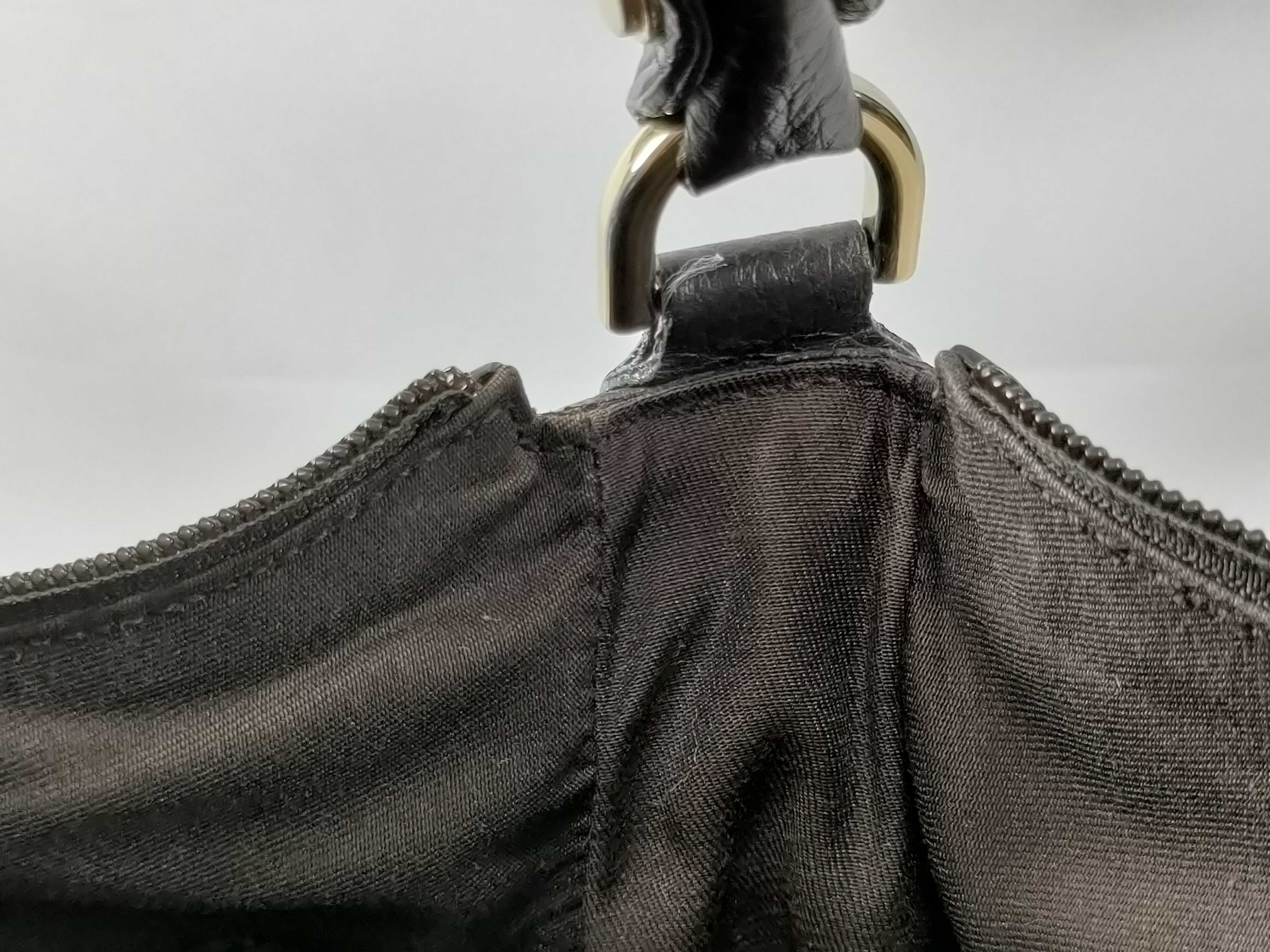 Brown GG Canvas/PVC Double Pocket Shoulder Bag (Handbag) — view 14