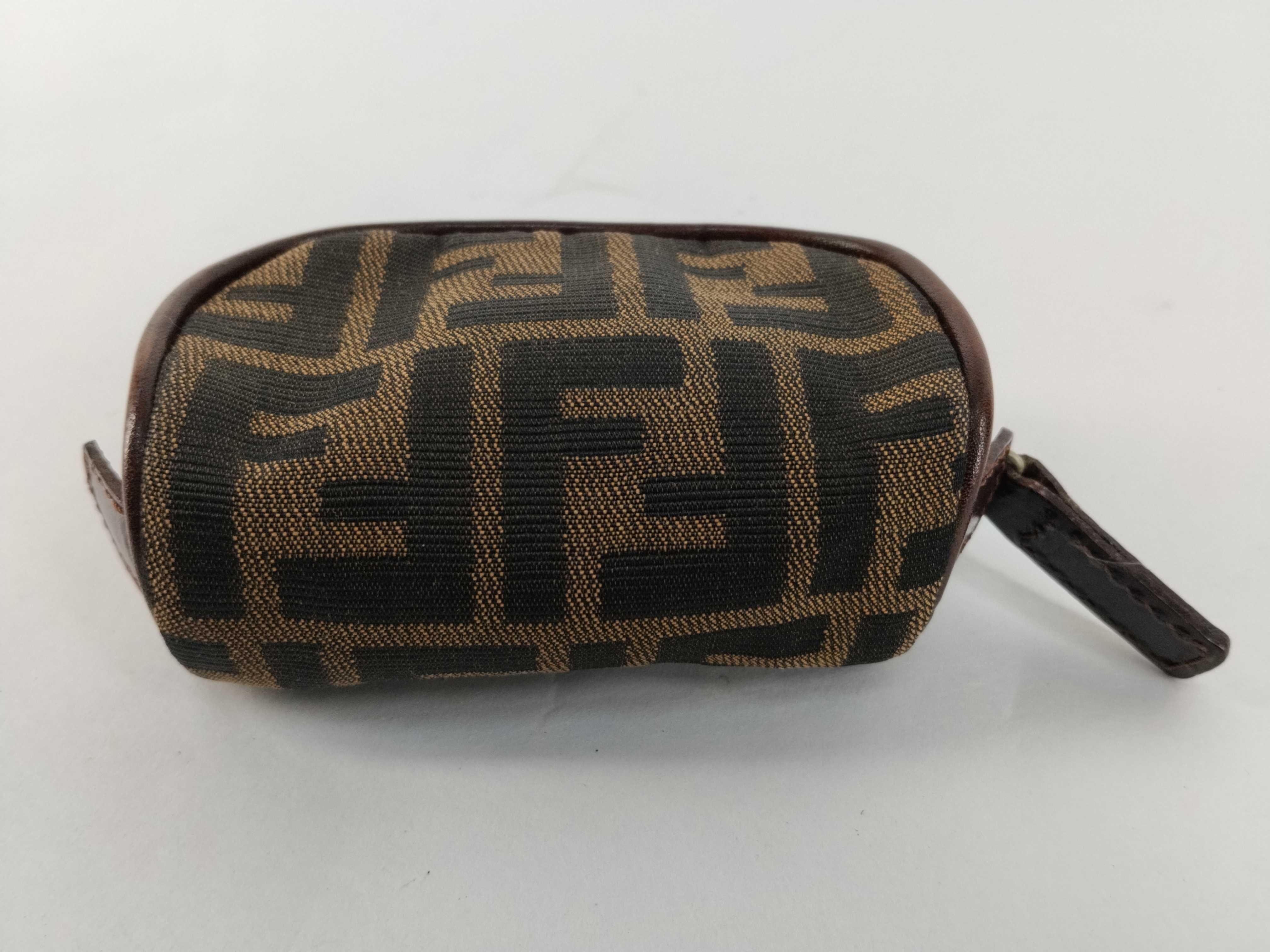 Zucca pattern Zucca pouch Canvas Brown pouch — view 4