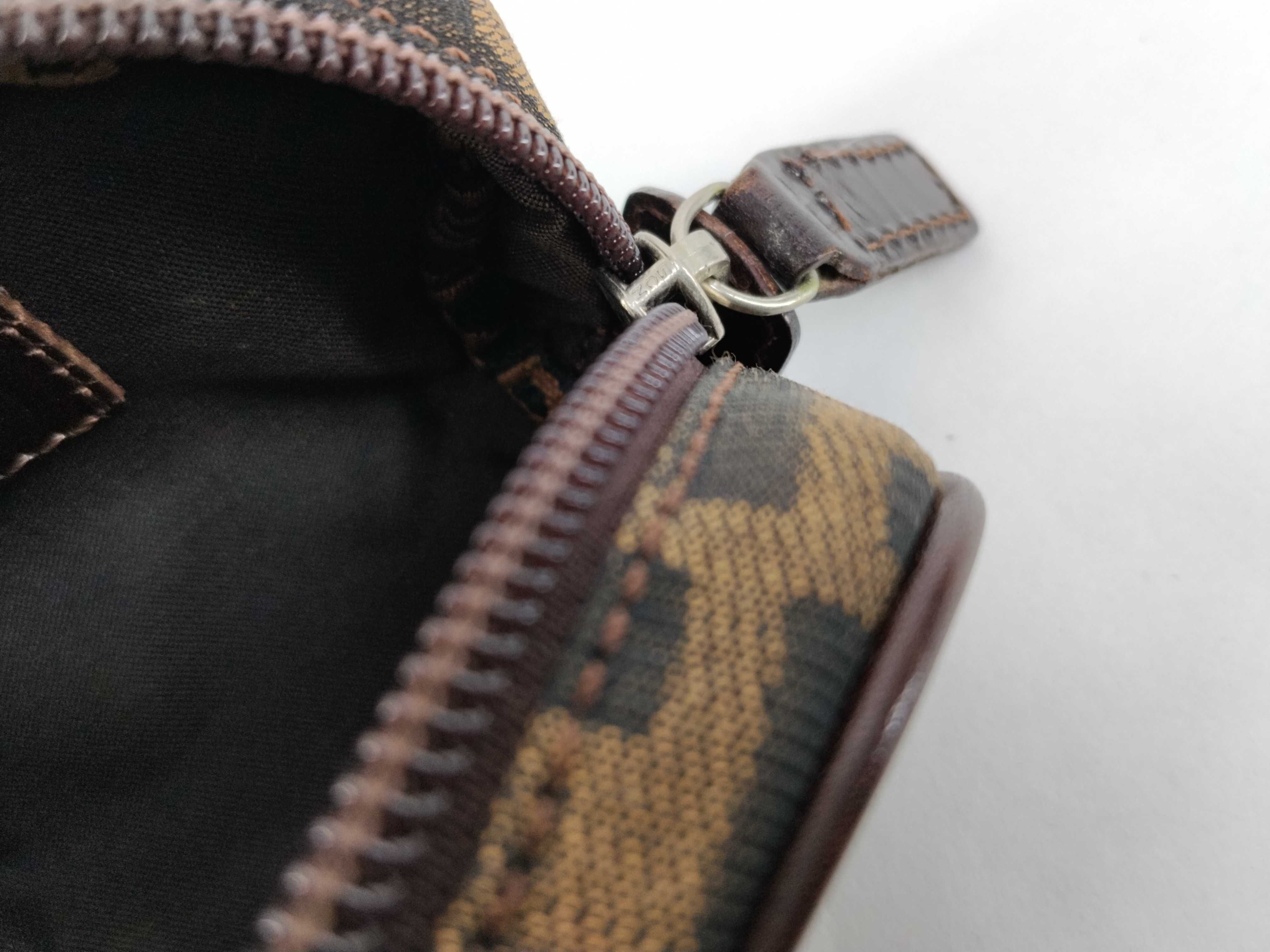 Zucca pattern Zucca pouch Canvas Brown pouch — view 8