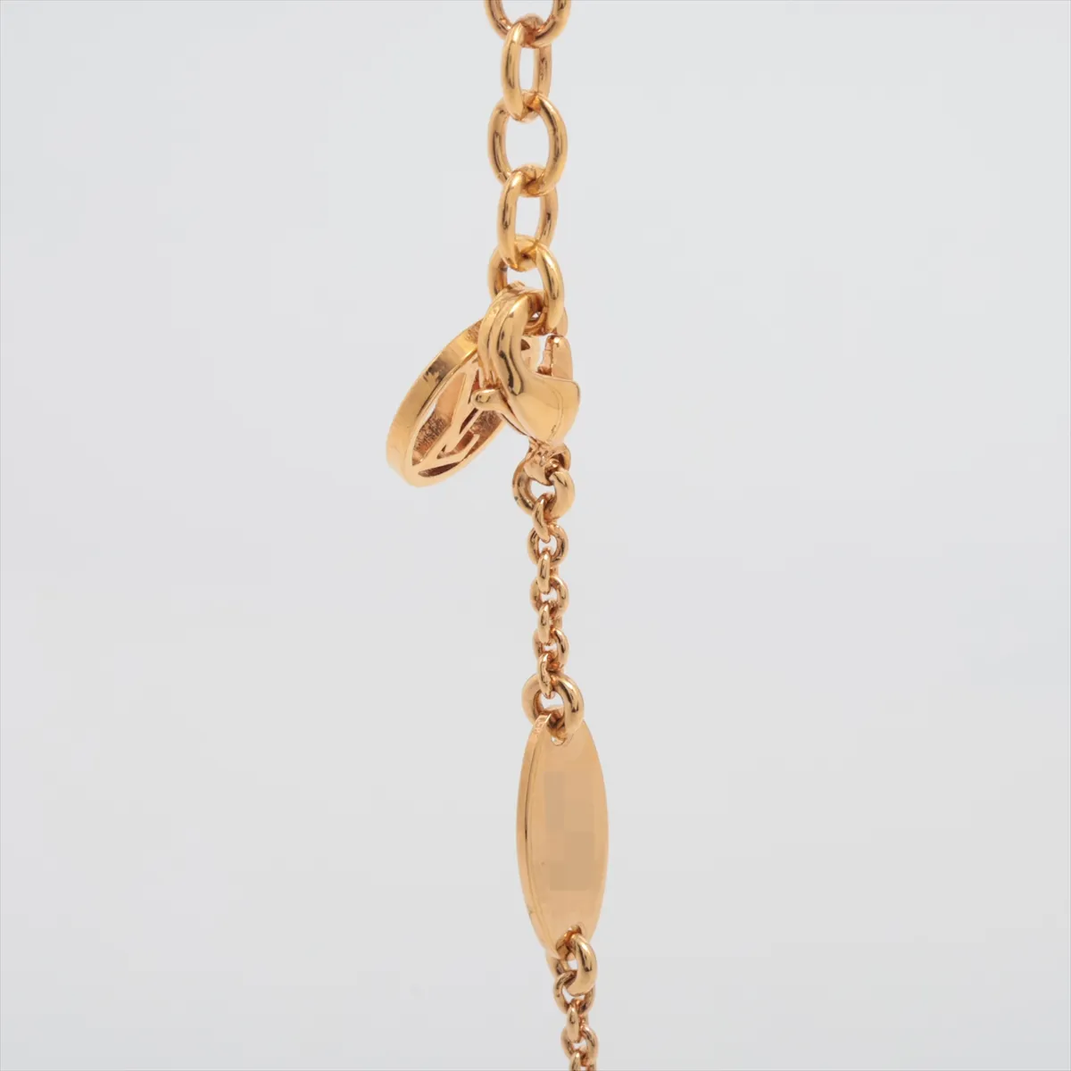 M61083 Essential V LE1211 Necklace, GP Gold, shows signs of wear, tarnishing, — view 3