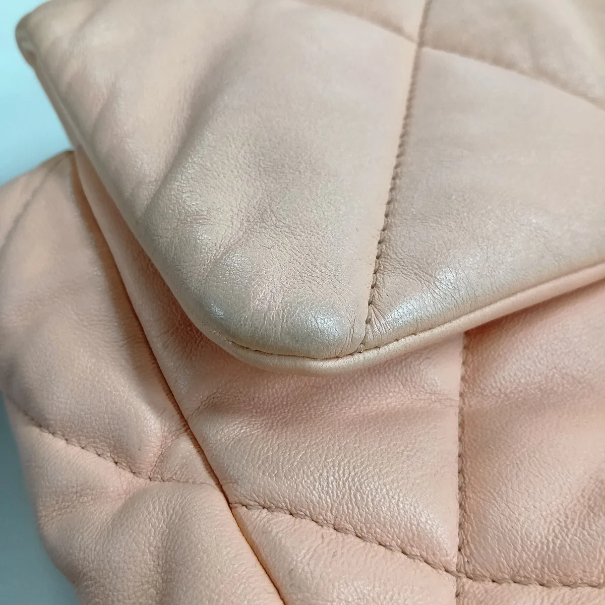 19 Lambskin Chain Shoulder Bag Pink Gold x Silver Hardware TH68N9G4 Random Plate AS1160 — view 13