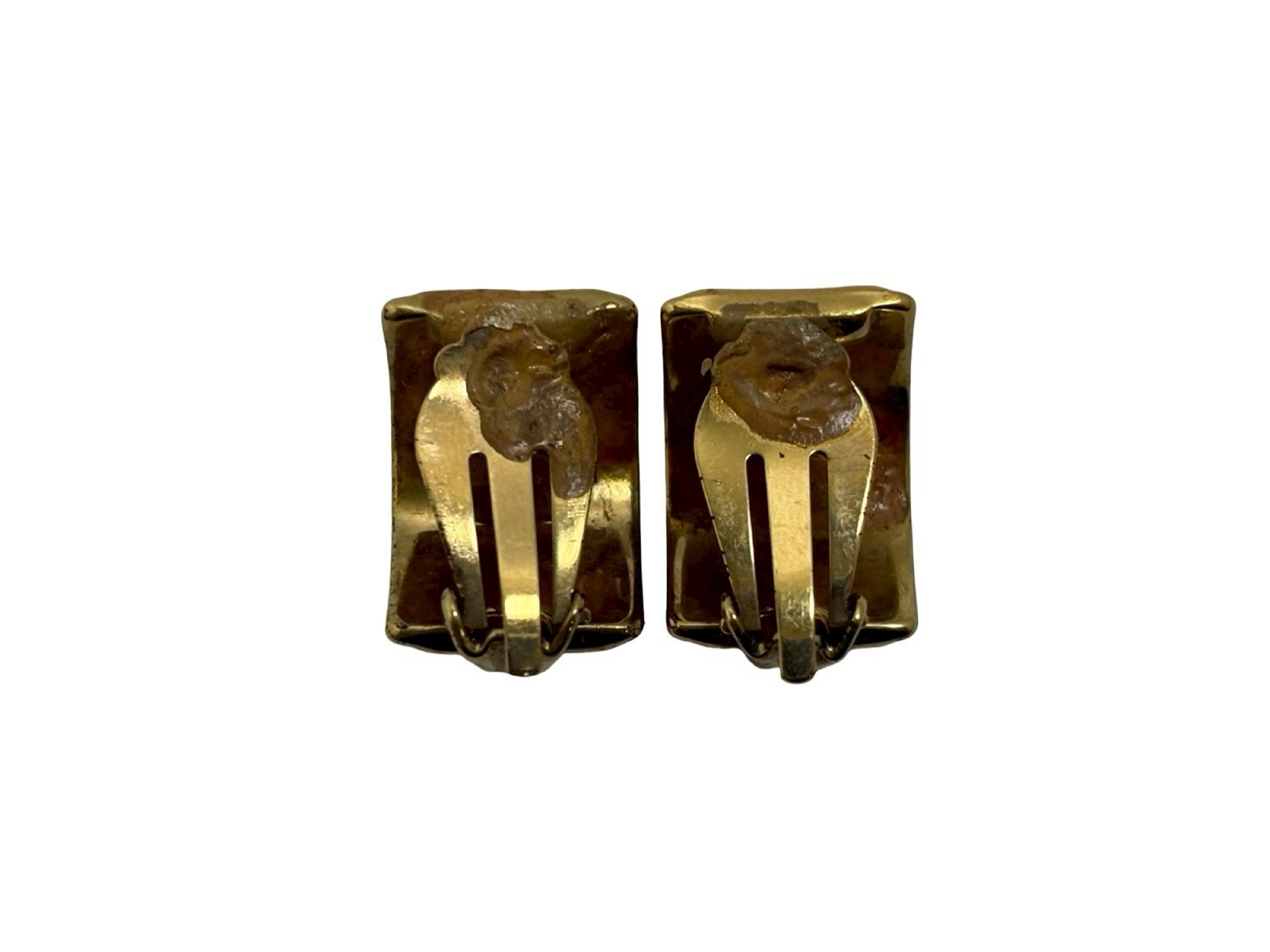 enamel earrings — view 2
