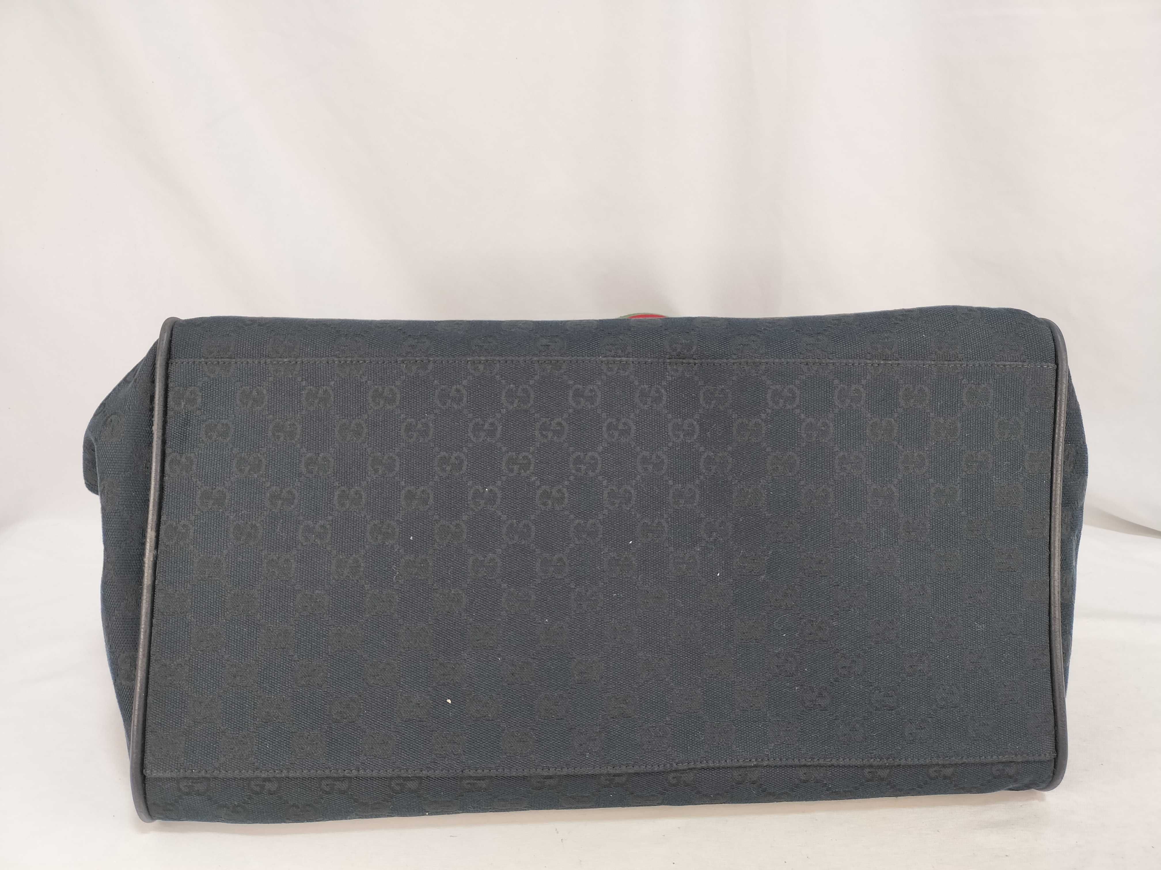 GG Canvas Gucci Handbag Boston Bag — view 8