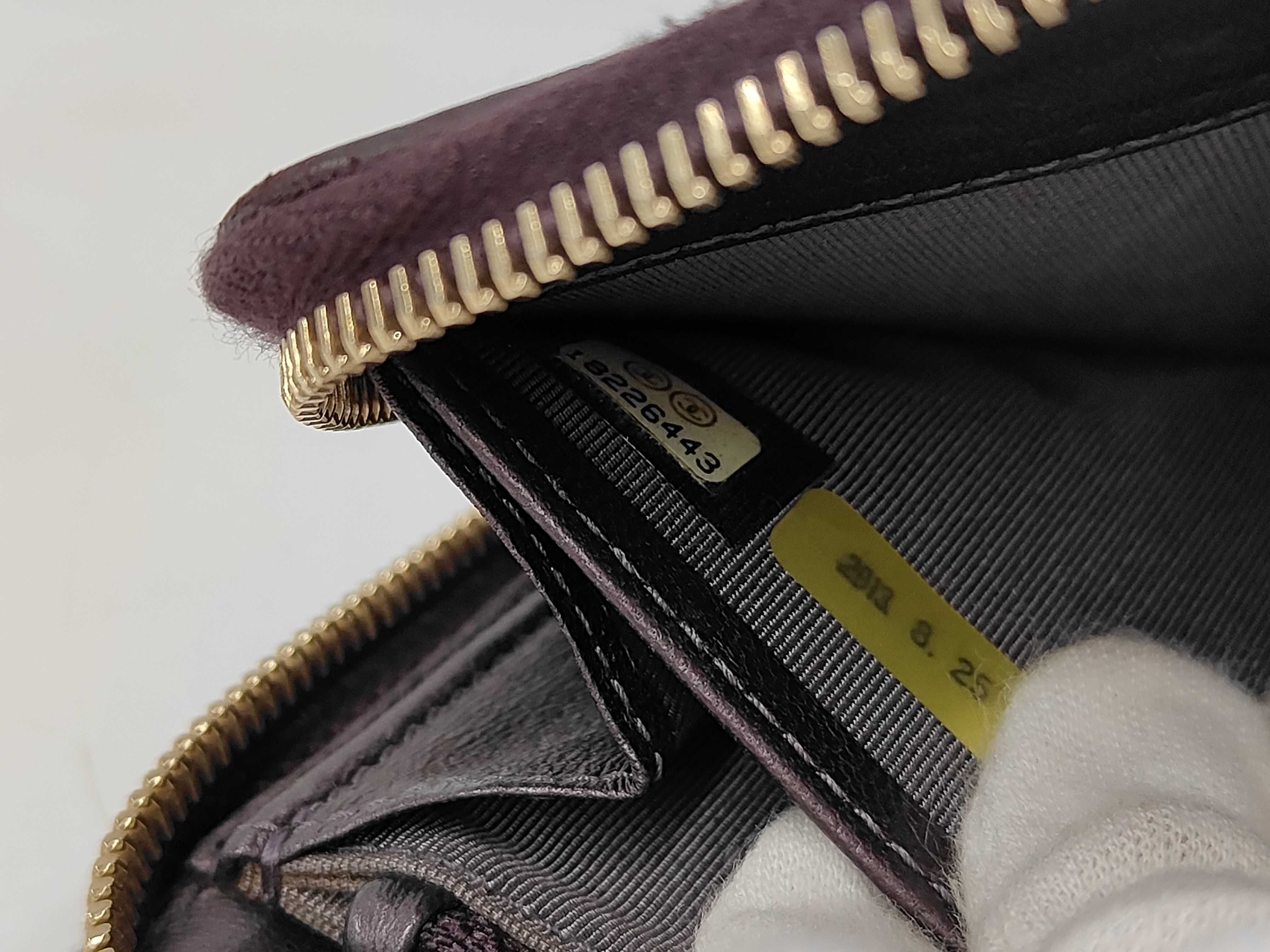 Matelasse Zip Around Wallet Leather Wallet — view 9