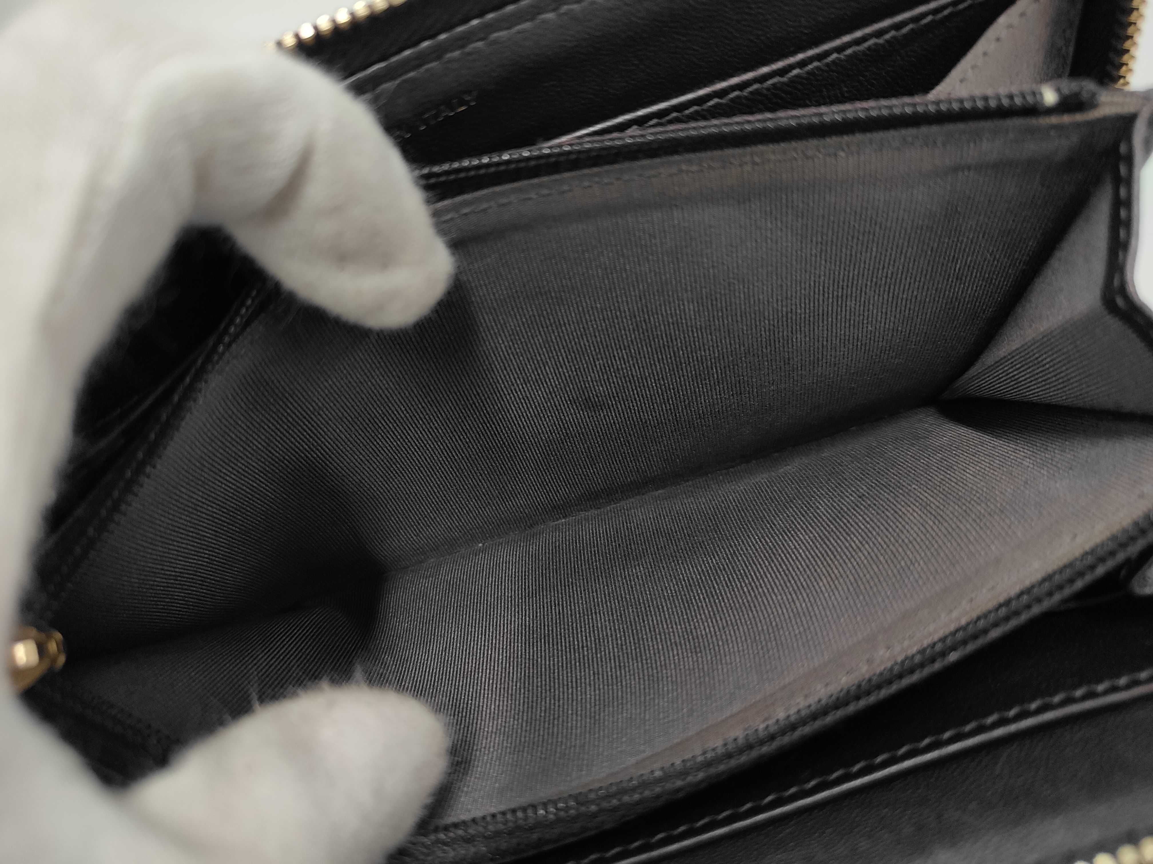 Matelasse Zip Around Wallet Leather Wallet — view 10