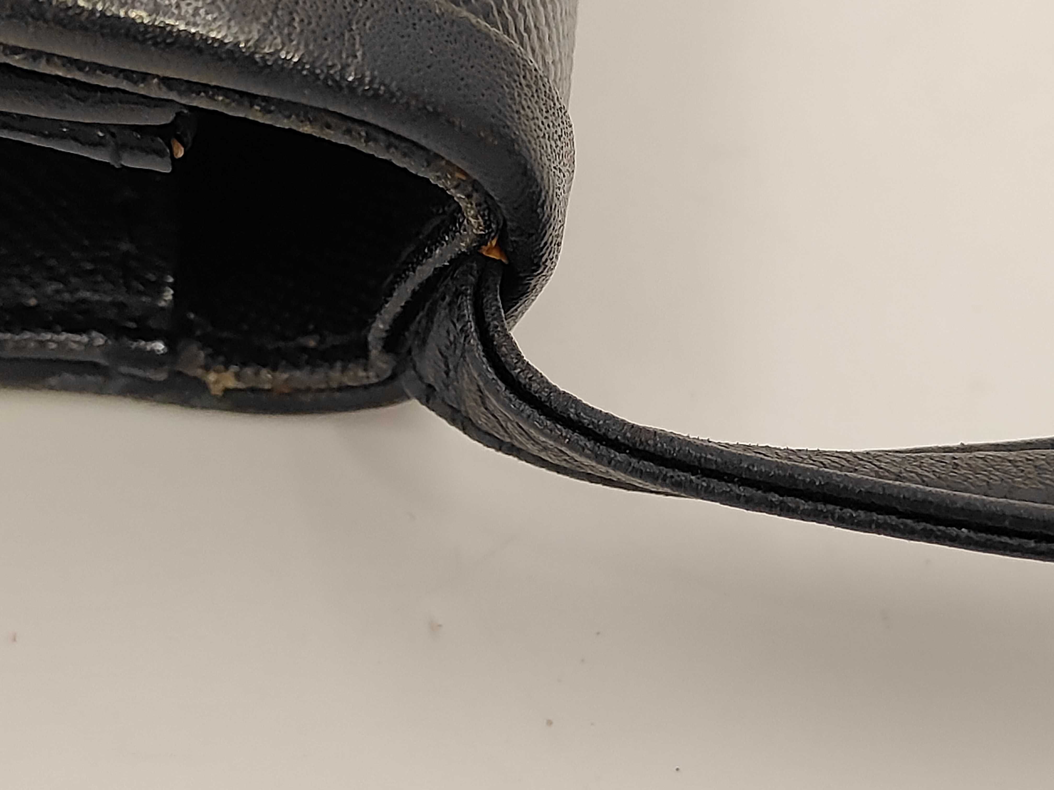 shoulder bag, leather, black. — view 5