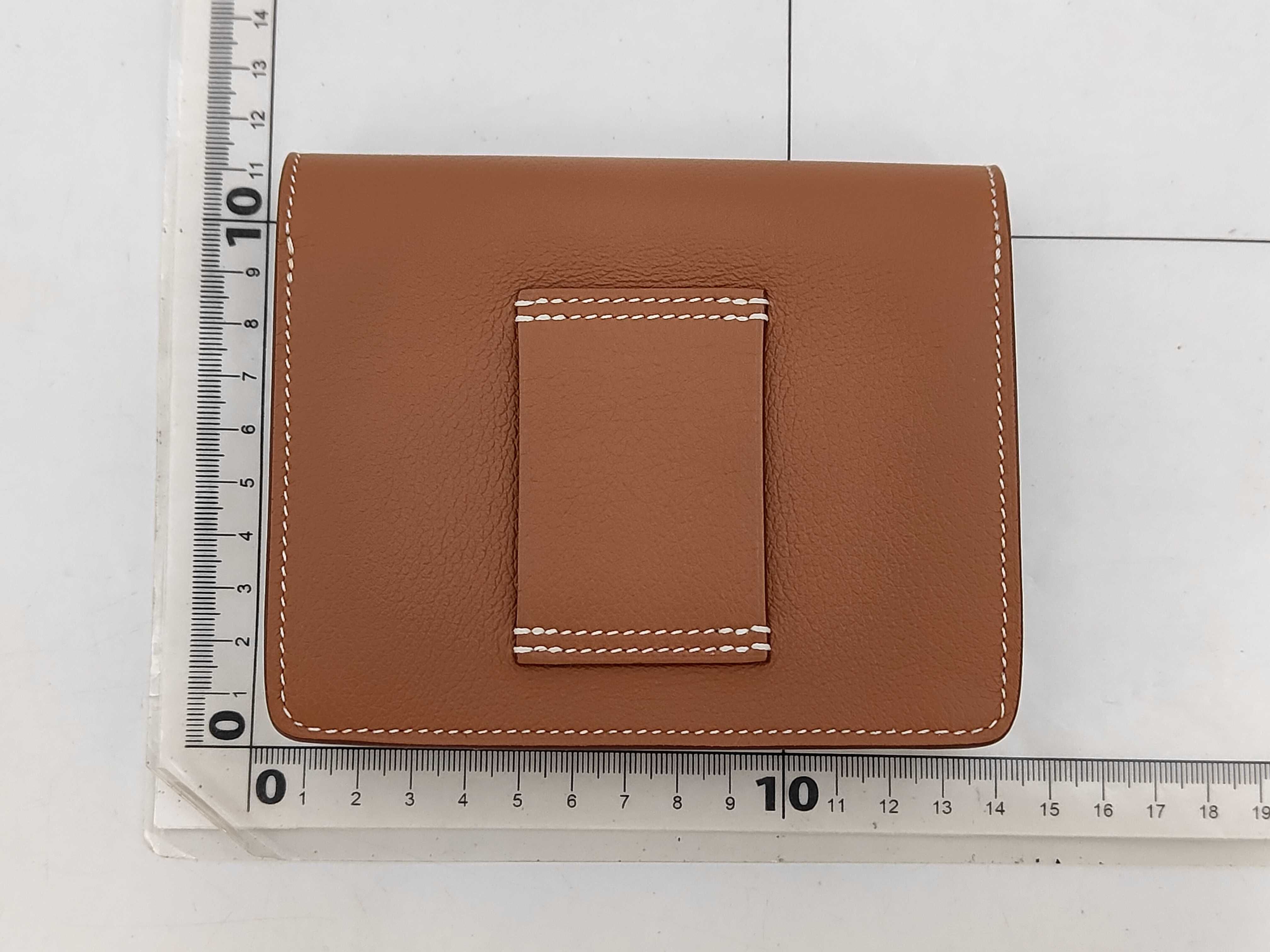Relis Slim Wallet Gold/Lime x Evercolor x Gold Hardware B Stamp Wallet — view 2