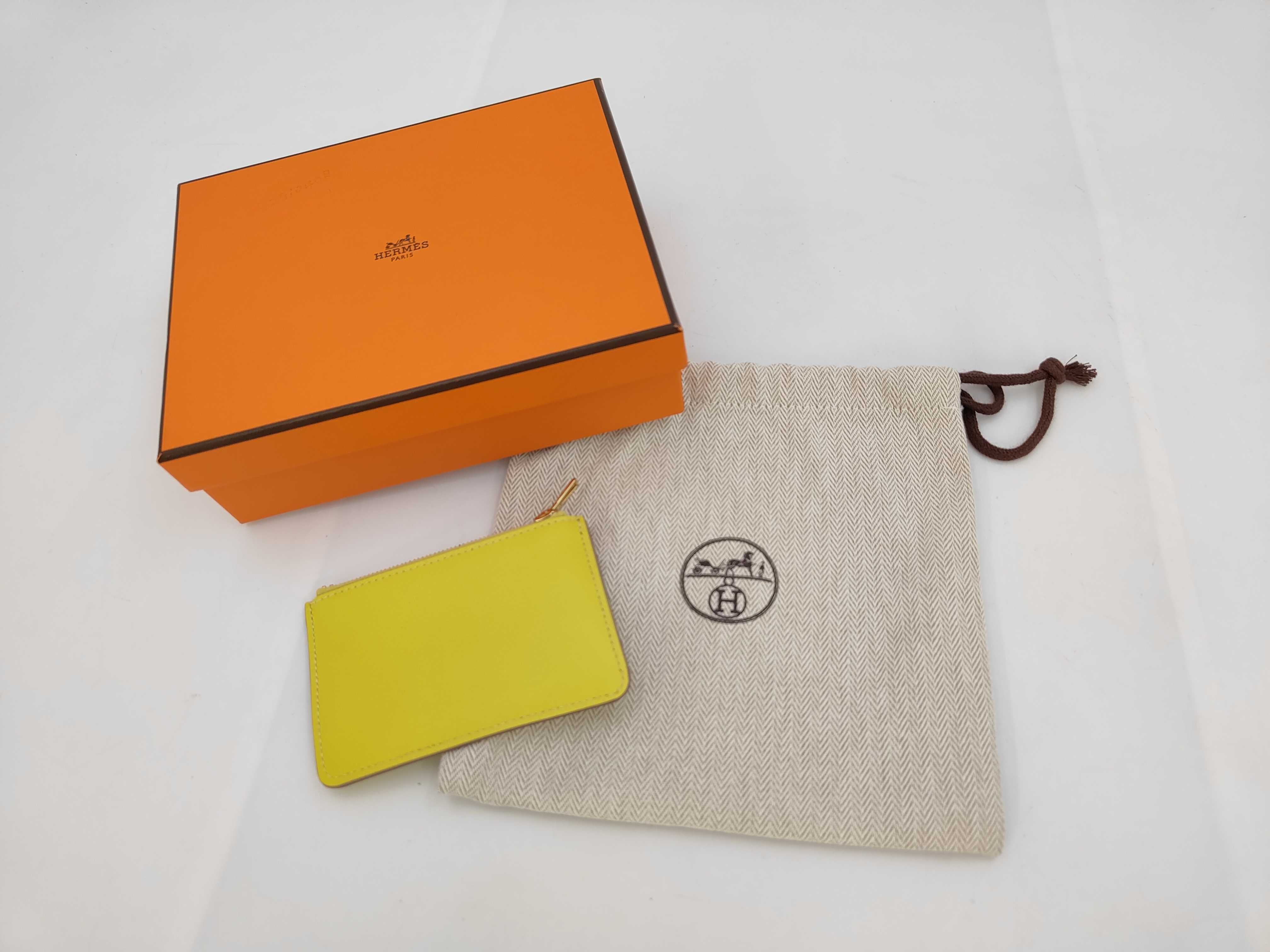 Relis Slim Wallet Gold/Lime x Evercolor x Gold Hardware B Stamp Wallet — view 8