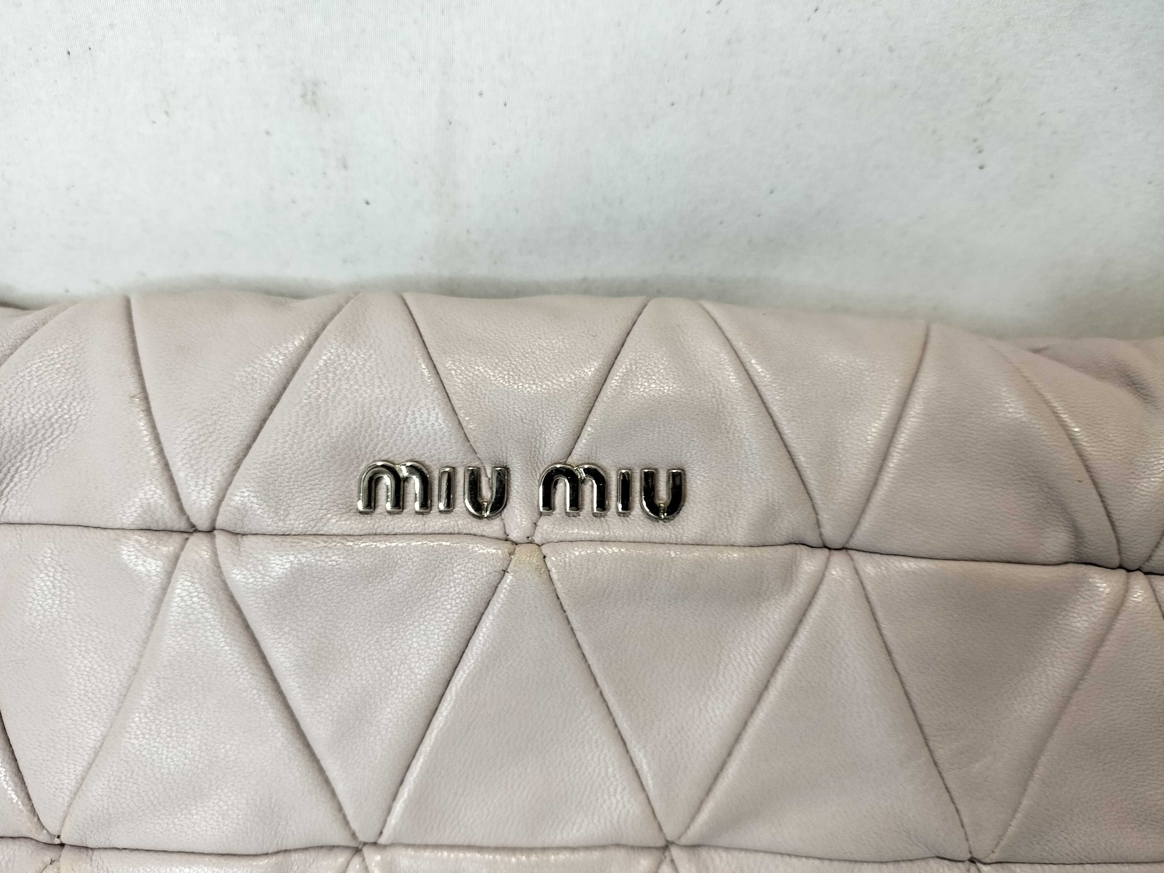 2-way Leather Clutch Handbag with Beads and Studs — view 3