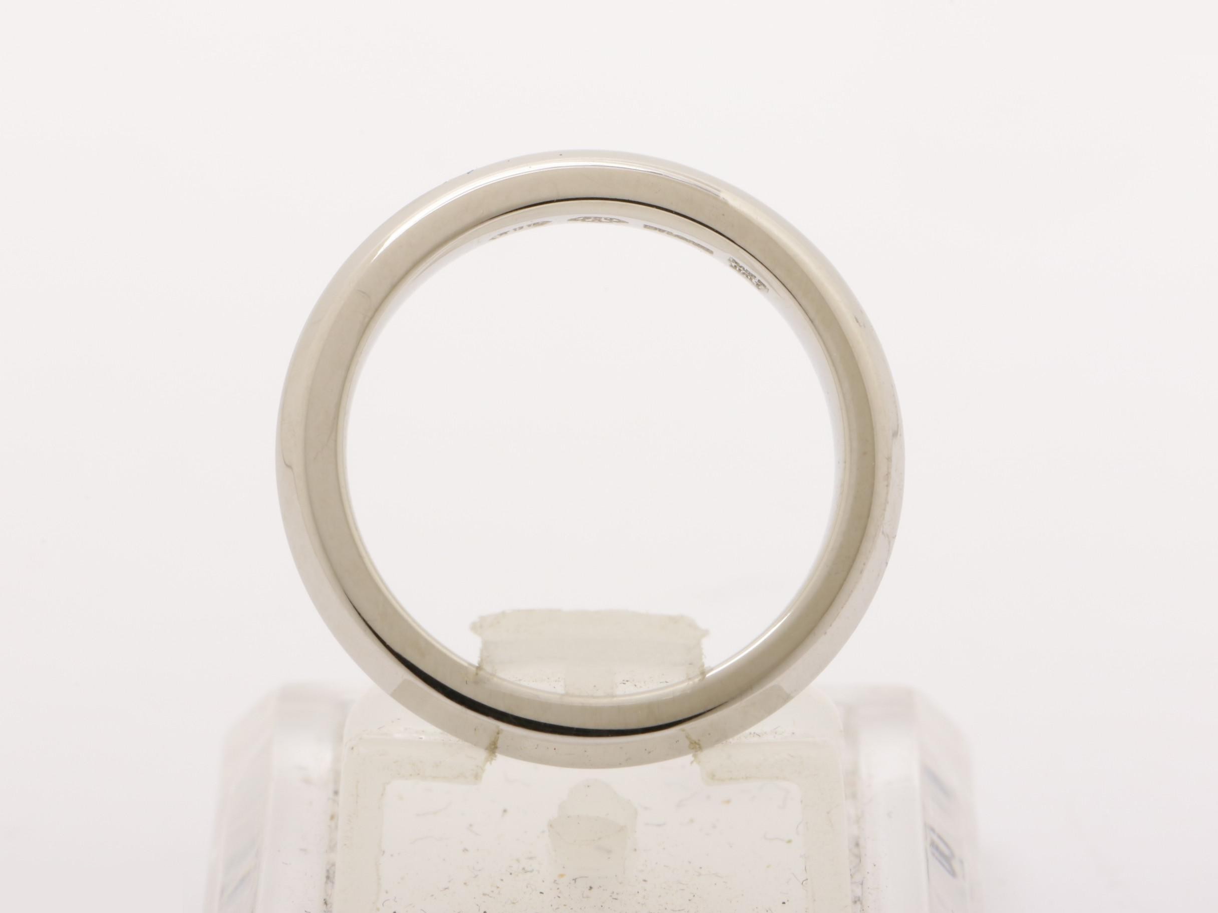 Pt950 Bulgari Ring, 5.6g, Size #7 — view 5