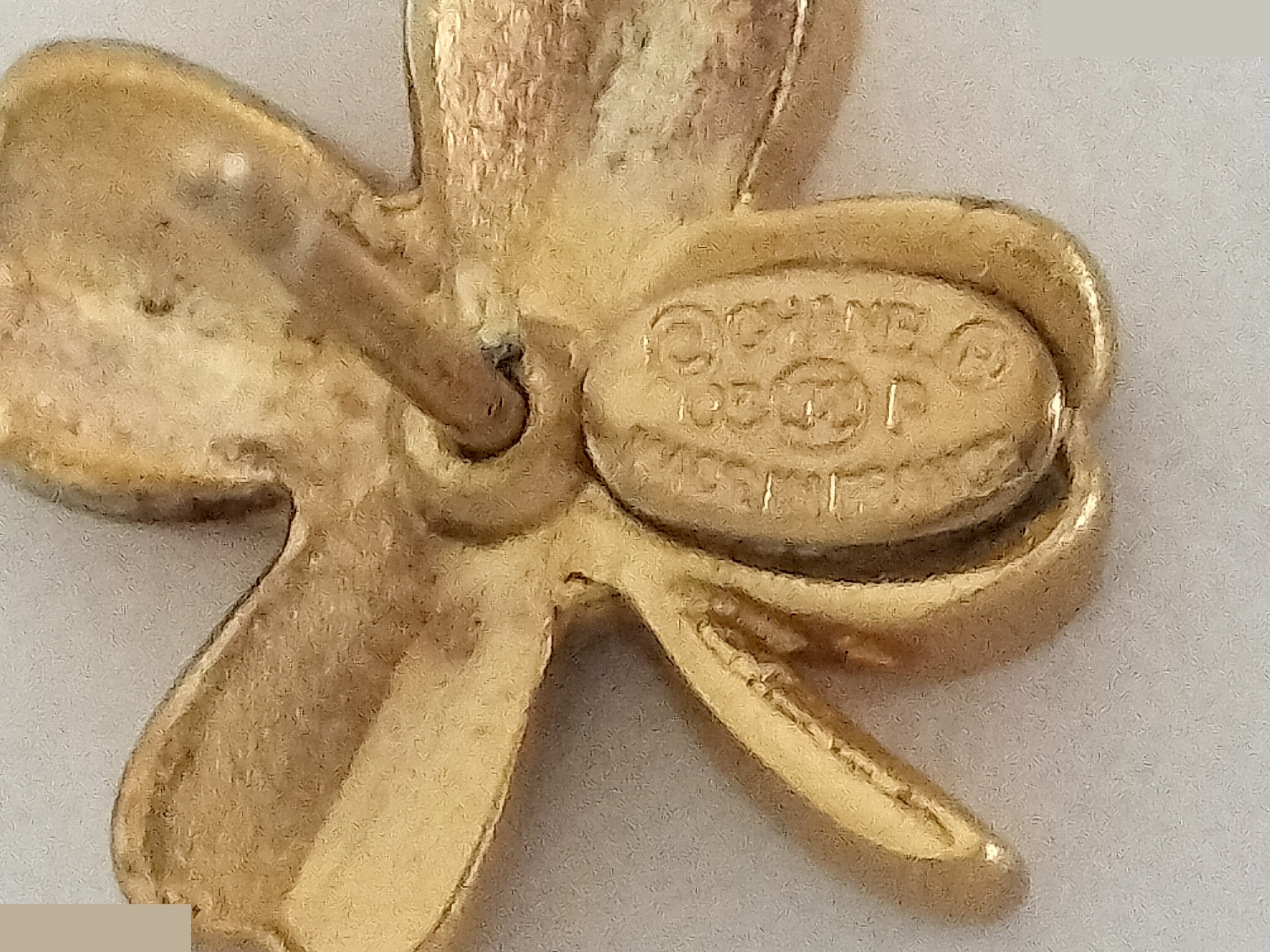 Coco clover gold earrings — view 4