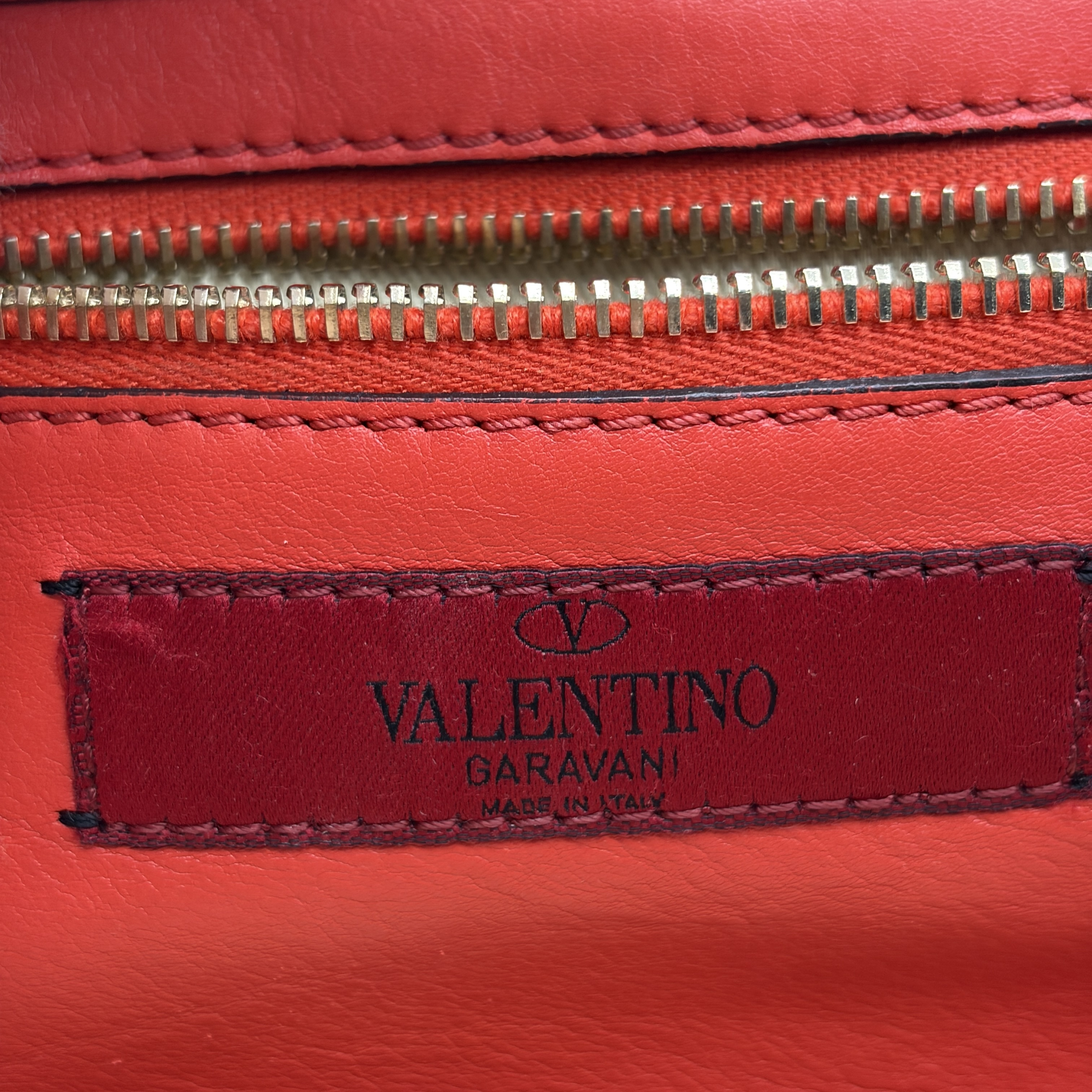 Rockstud Trapeze Leather Shoulder Bag — view 13