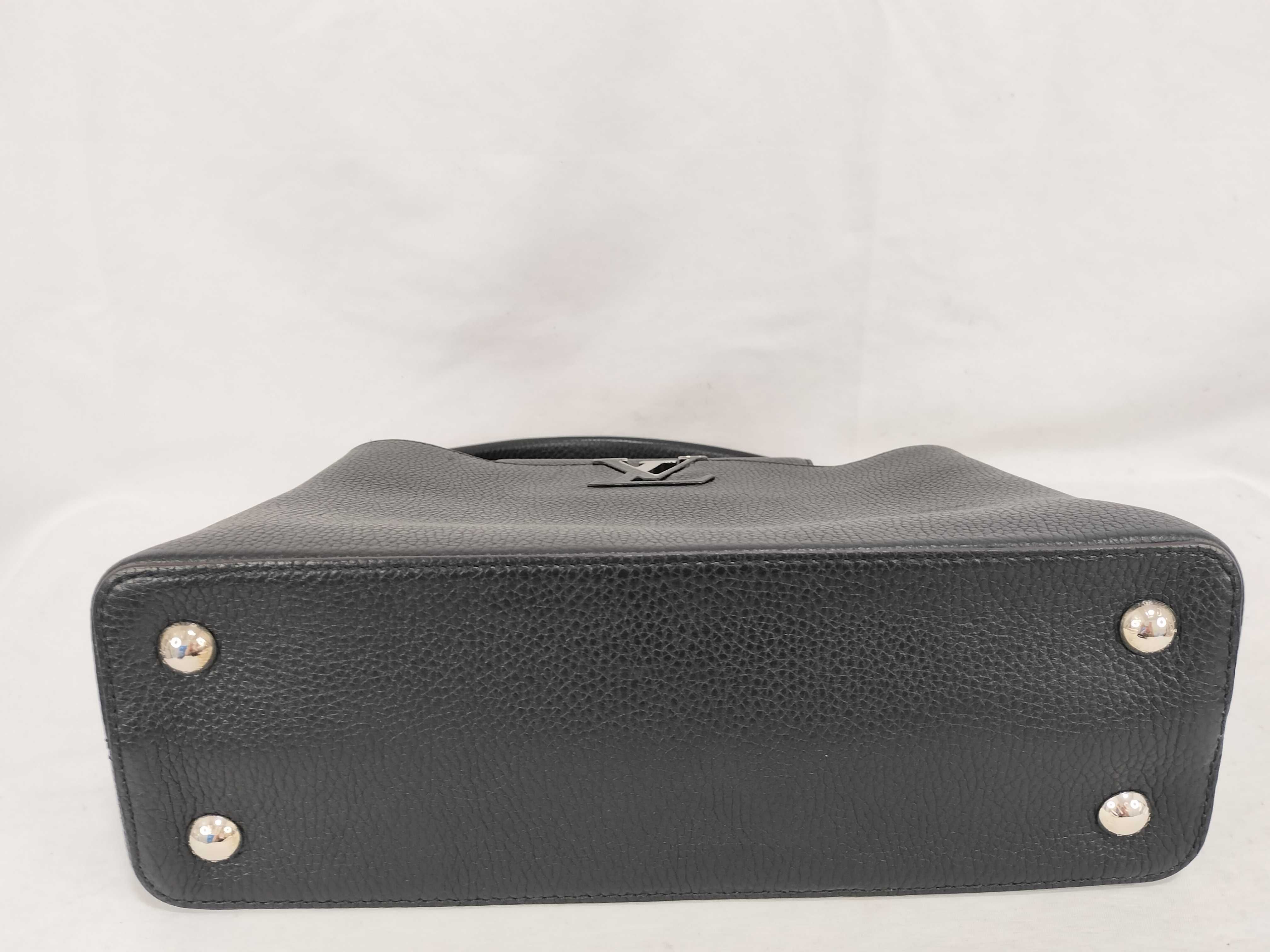 Capucines MM M42259 Black Handbag — view 7