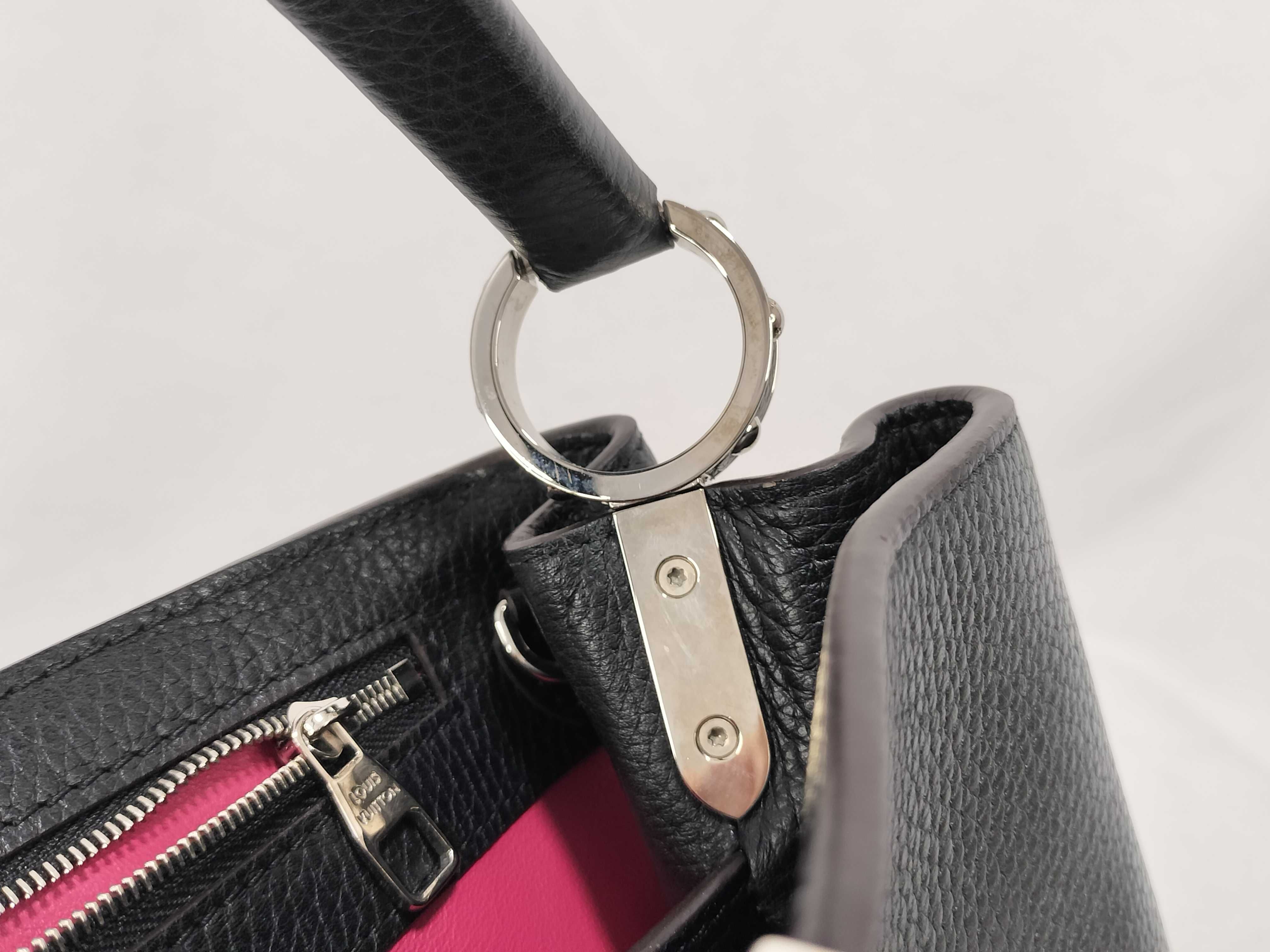 Capucines MM M42259 Black Handbag — view 8