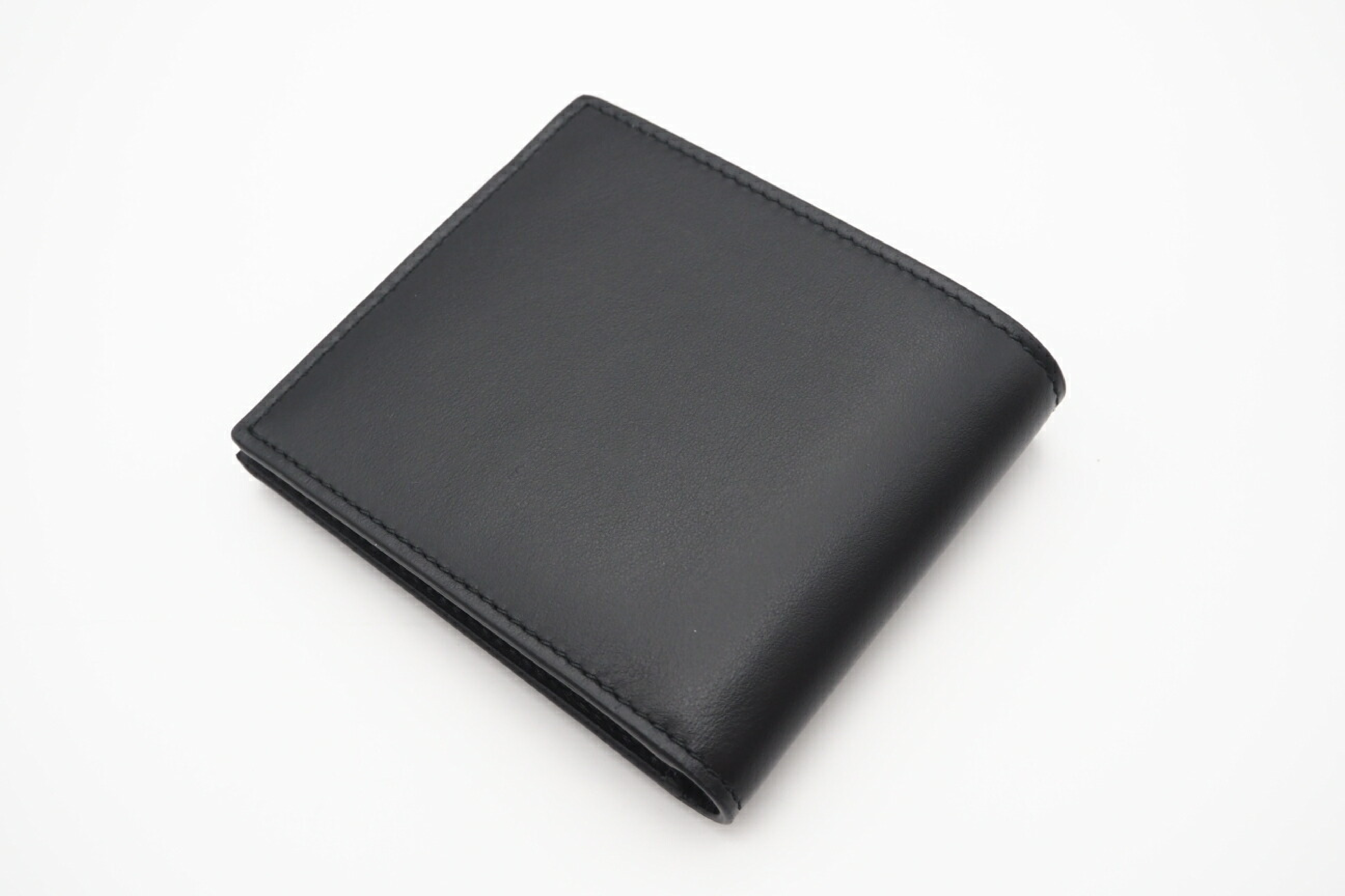 597674 Embroidered Leather Bi-fold Wallet, Black/Multicolor, with Dust Bag and Box, Billfold — view 3