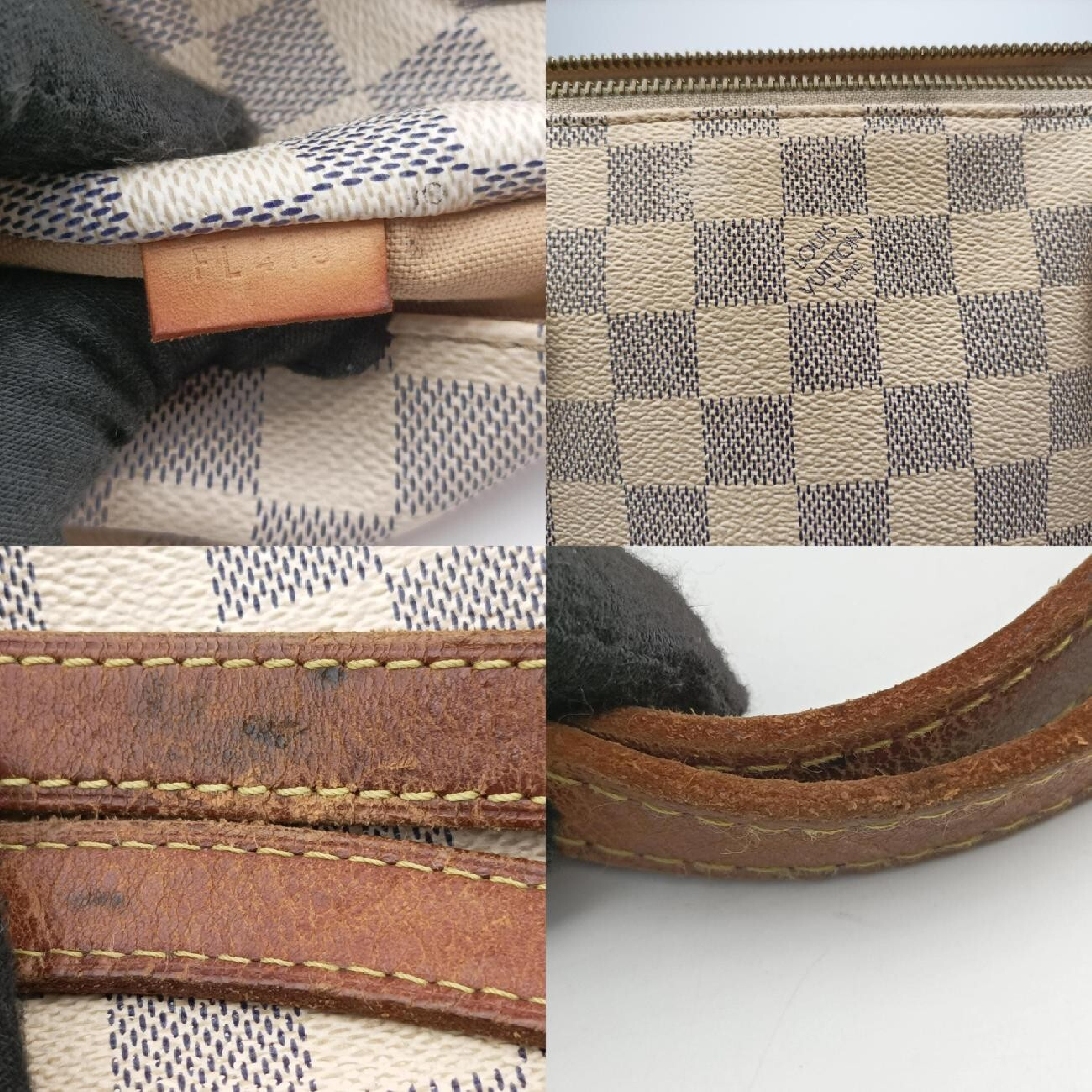Totally PM Azur Damier Canvas N51261 FL4131 Tote Bag — view 8