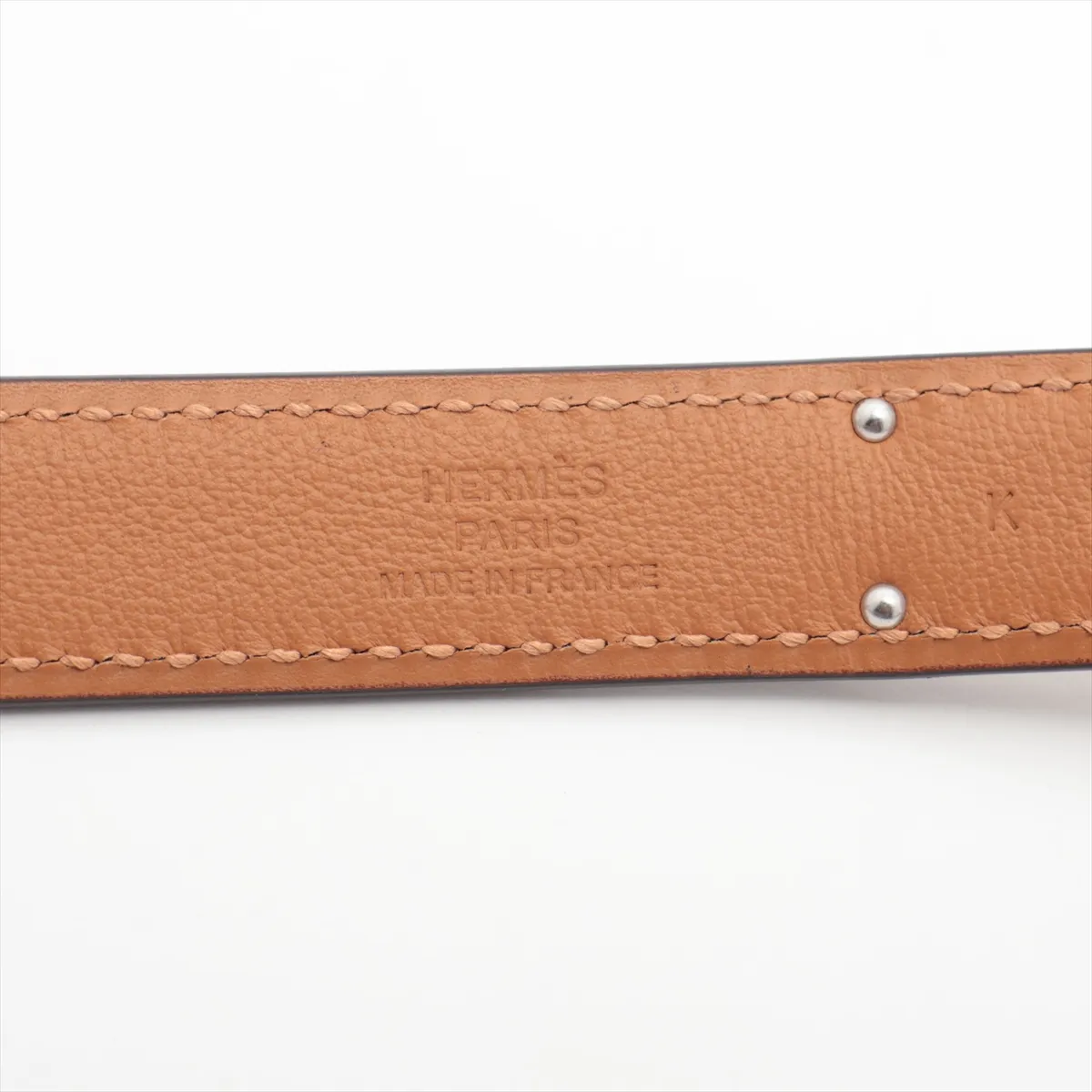 Kelly Pocket 18 K:2025 Belt Vaux Epson Black Thread — view 6