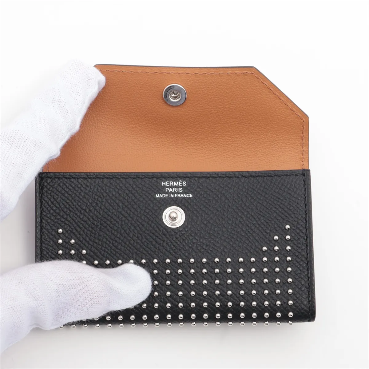 Kelly Pocket 18 K:2025 Belt Vaux Epson Black Thread — view 9