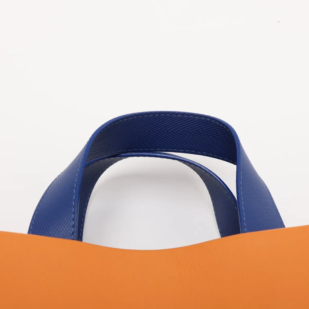 LV Packaging Shopper Tote MINI M28310 Orange x Blue (RFID detected) — view 6