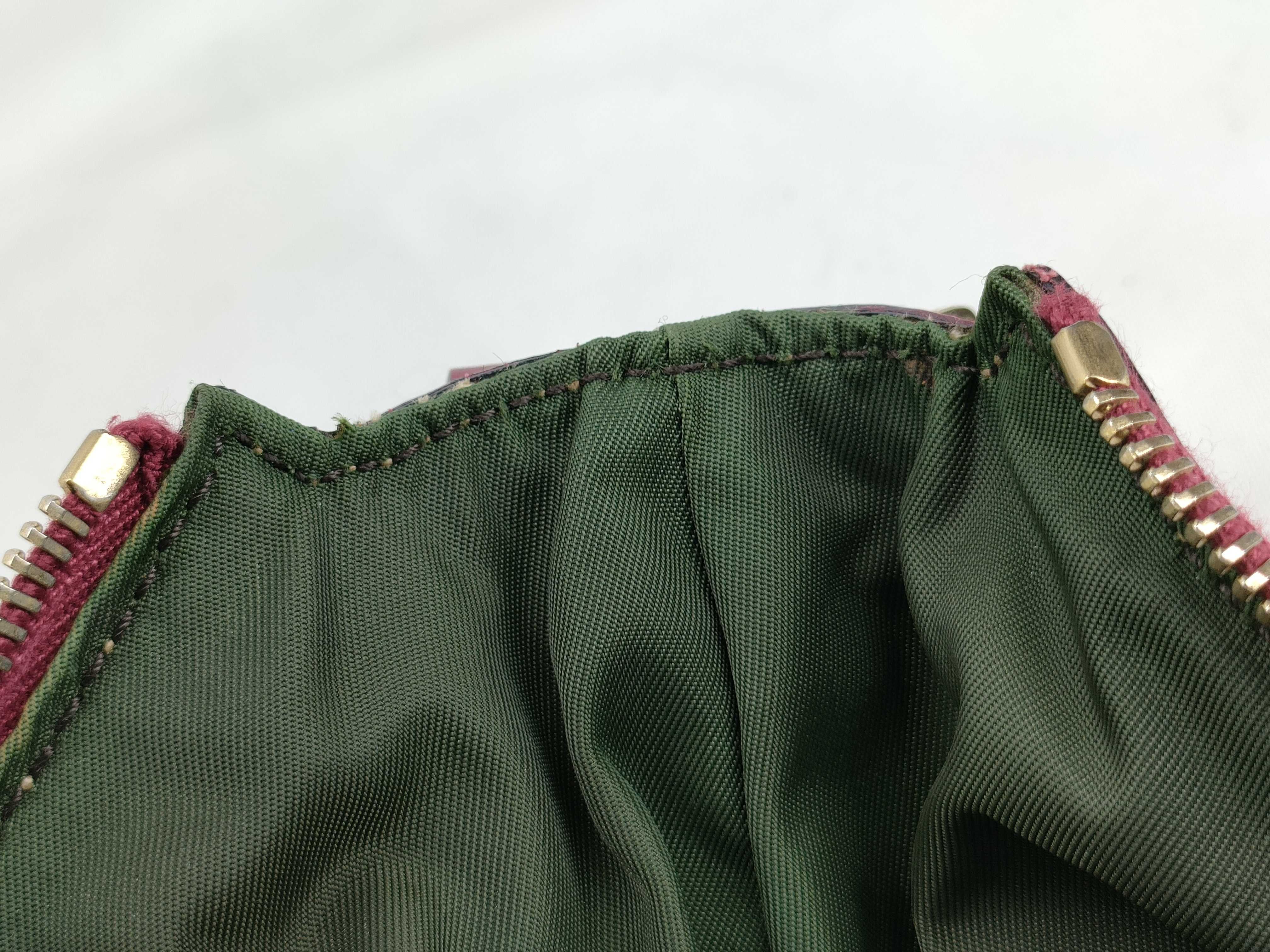 GG Canvas Shoulder Bag with GG Pattern, Webbing Strap, and Leather Trim. — view 12