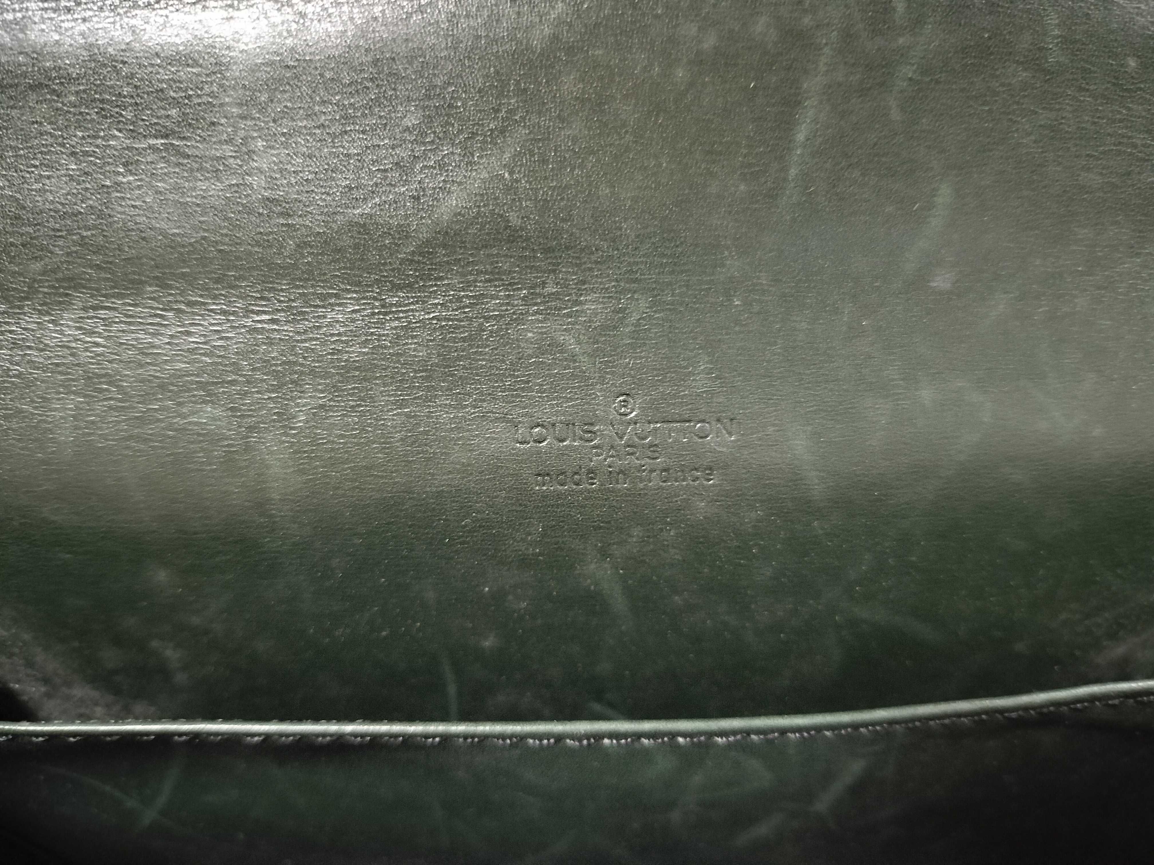 Epi Tilsit Brown Shoulder Bag (Pocket shows signs of wear) — view 13