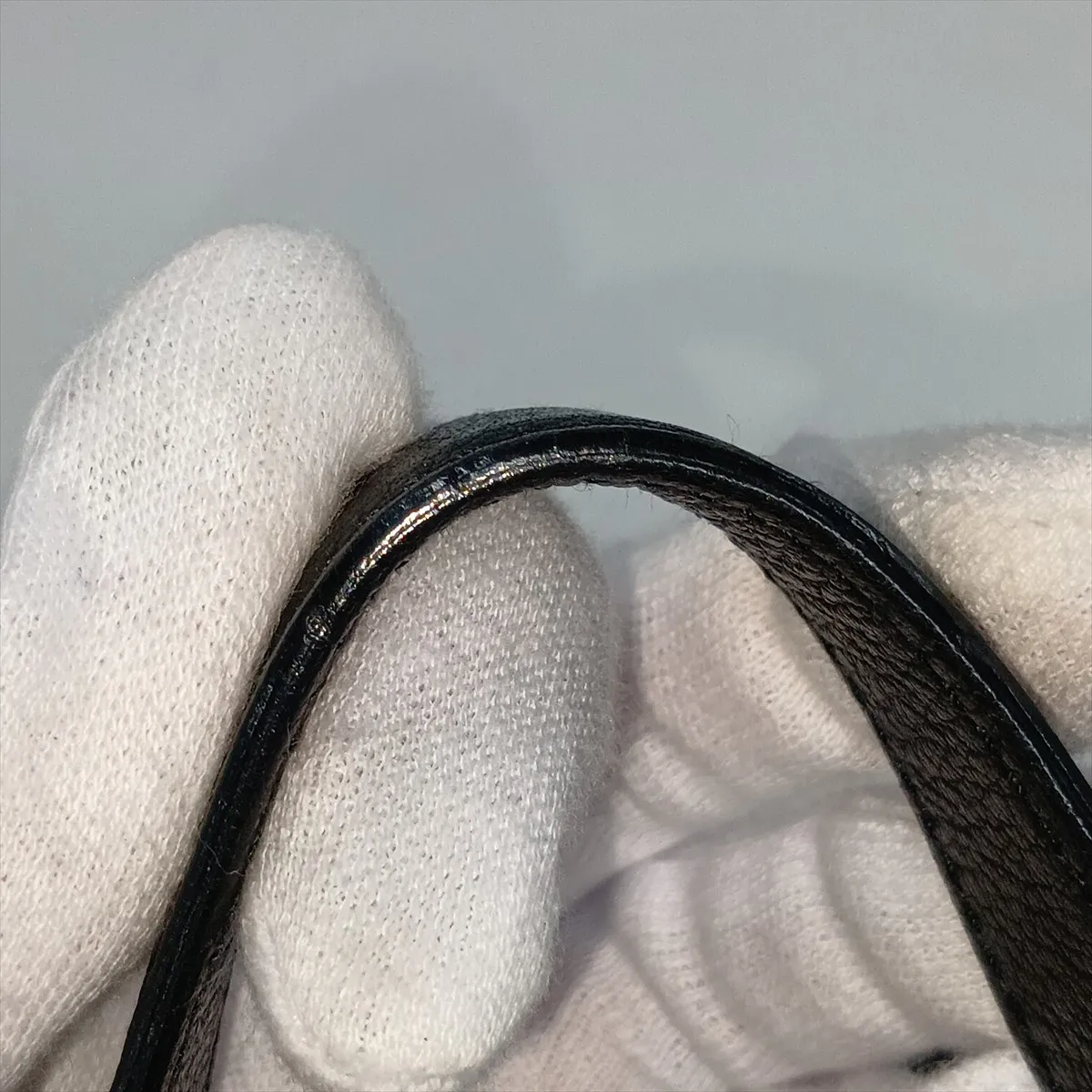 Interlocking G 131445 Leather Handbag, Black — view 15