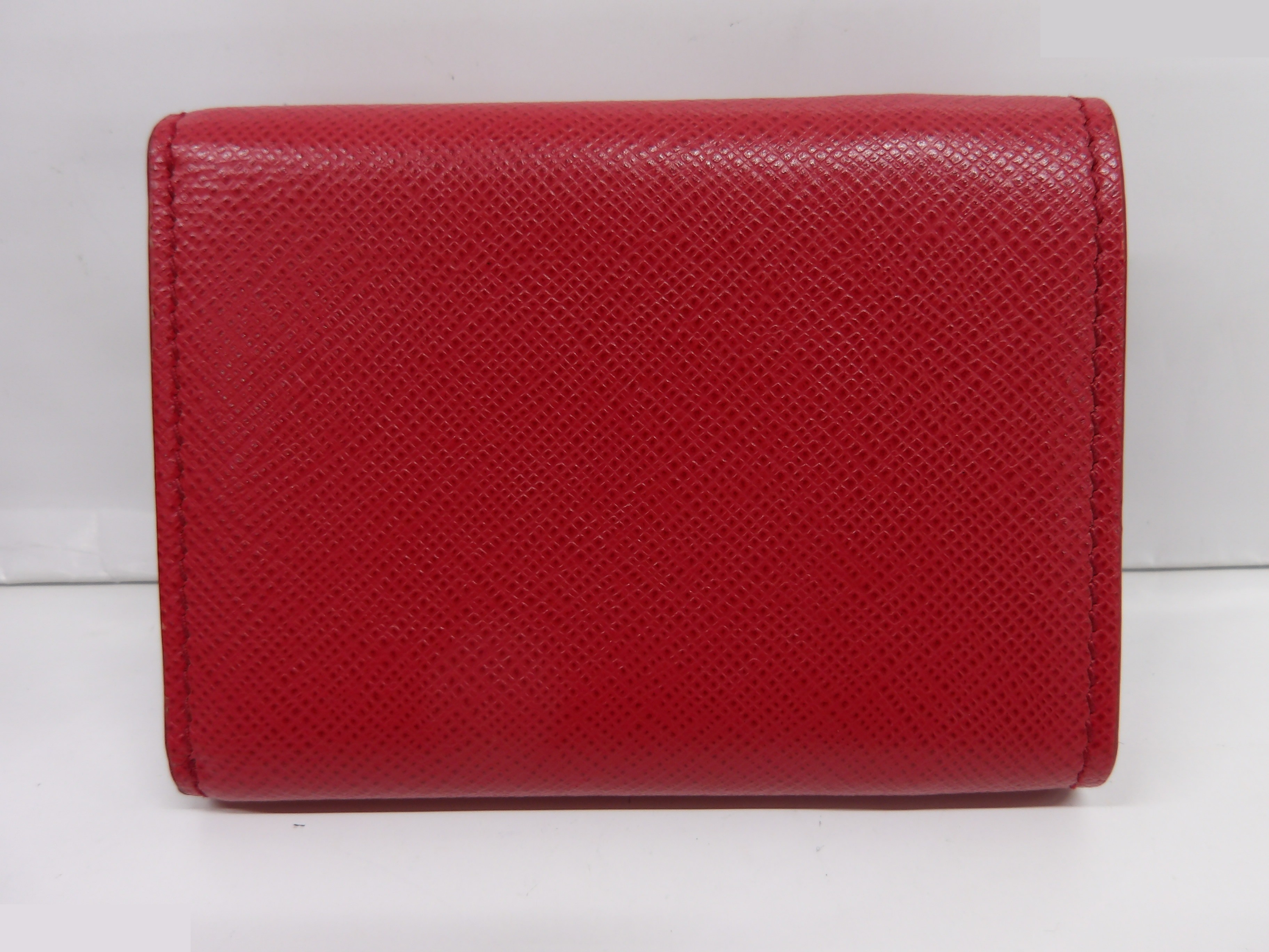 Saffiano Metal Compact Wallet (Tri-fold Wallet) — view 2