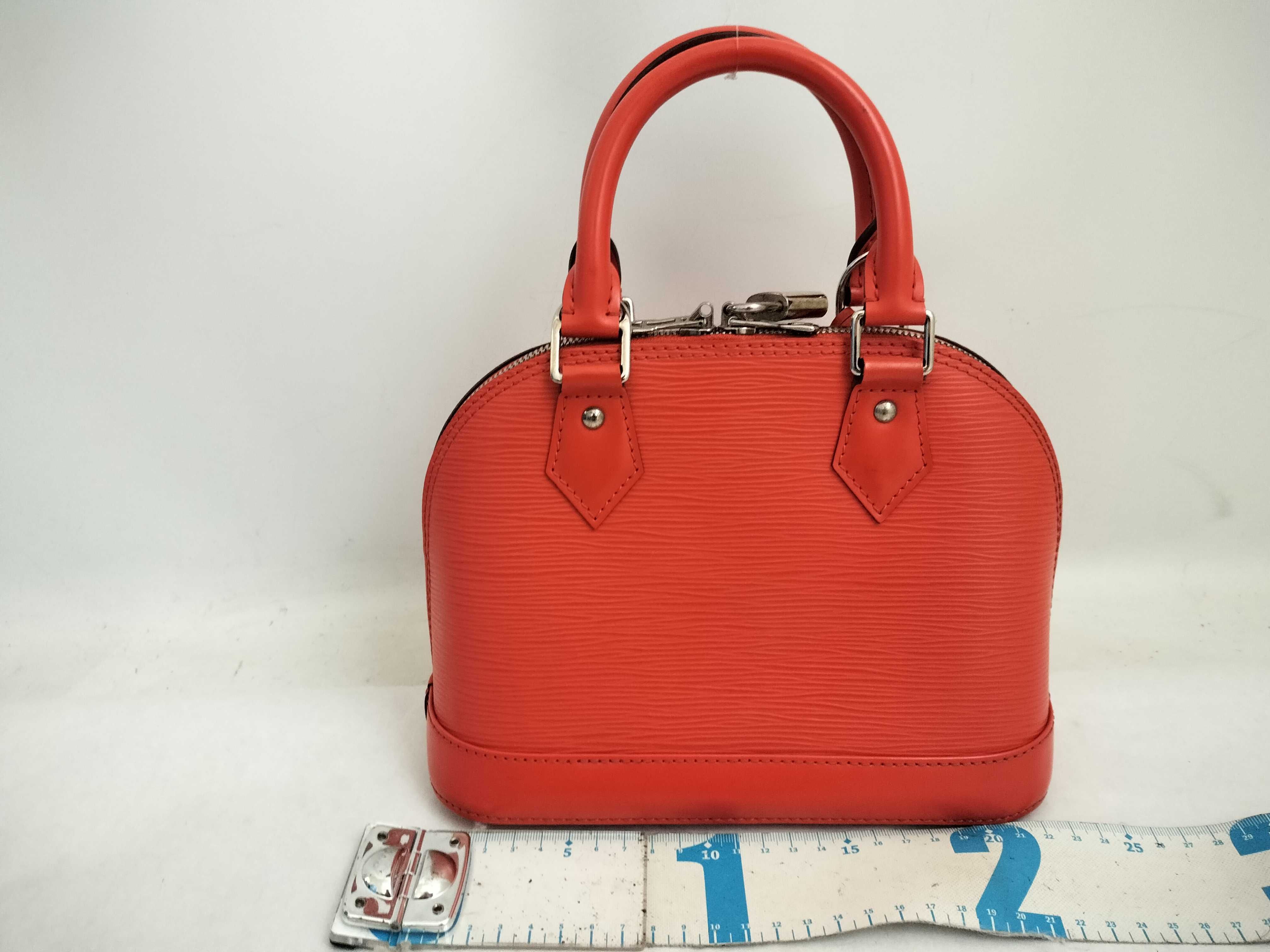 Epi Leather 2-Way Bag with Long Strap Alma BB Piment M40854 Handbag — view 2