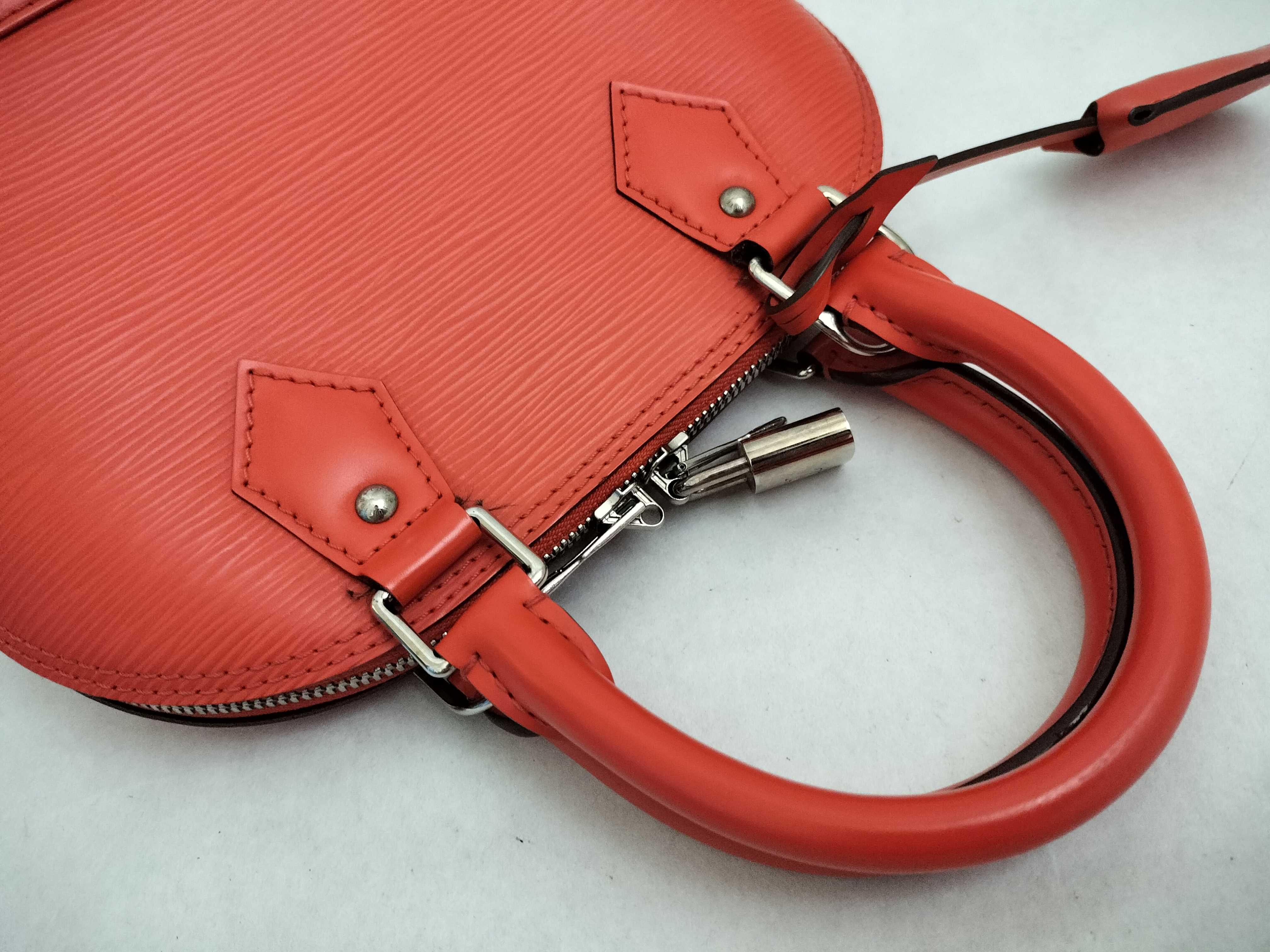 Epi Leather 2-Way Bag with Long Strap Alma BB Piment M40854 Handbag — view 3