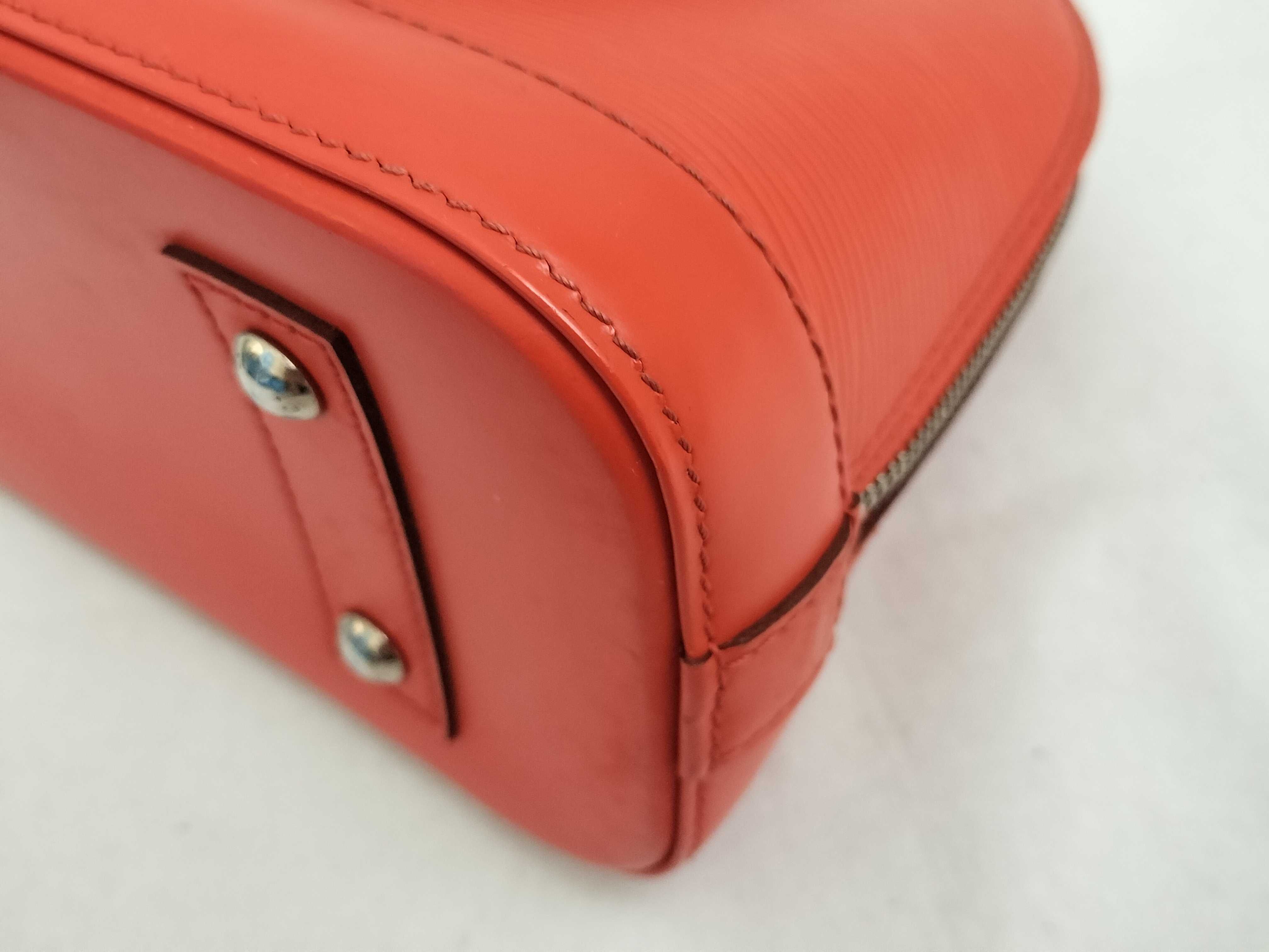 Epi Leather 2-Way Bag with Long Strap Alma BB Piment M40854 Handbag — view 8