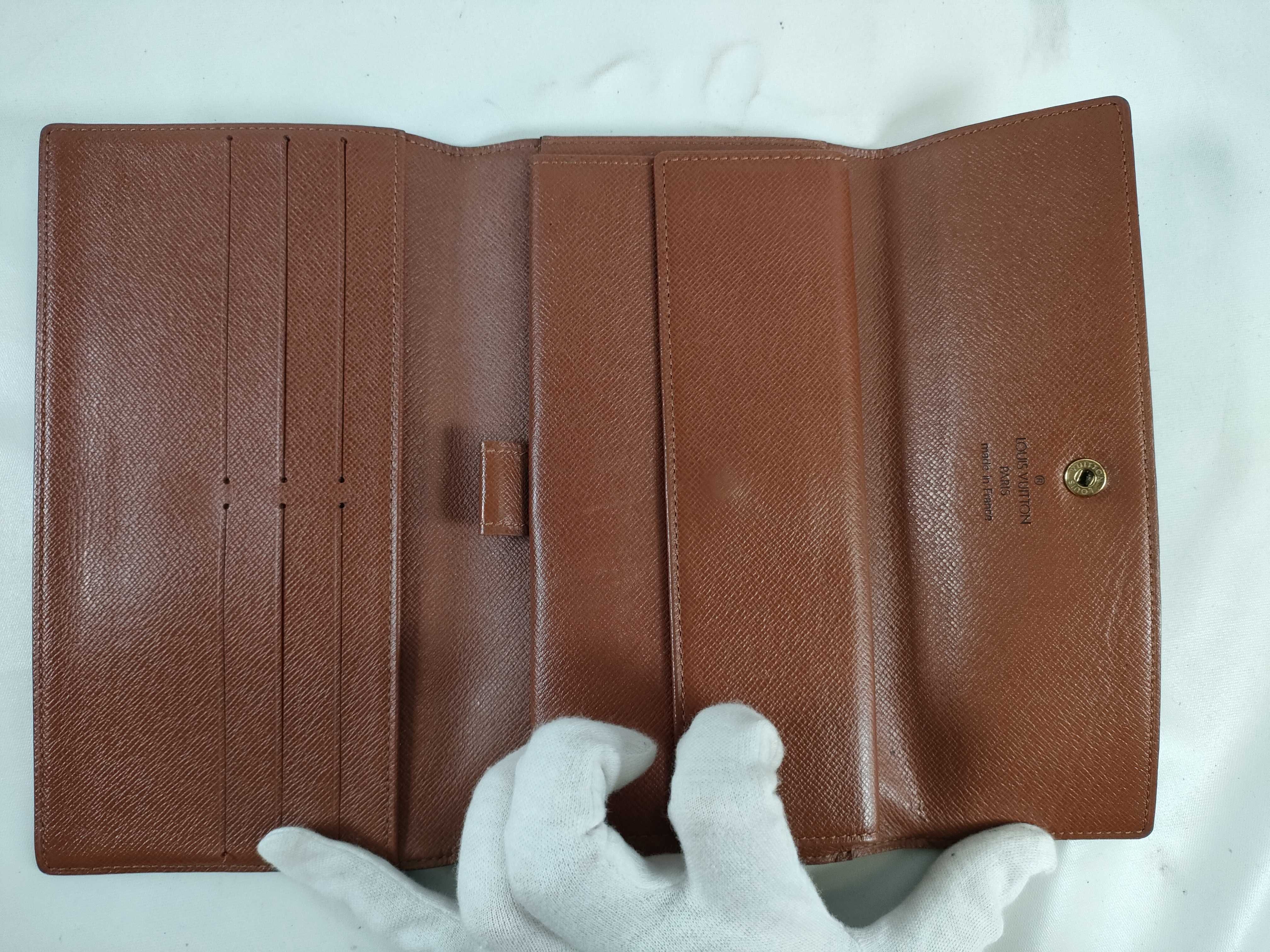 Monogram Porte Monnaie Credit Wallet — view 9