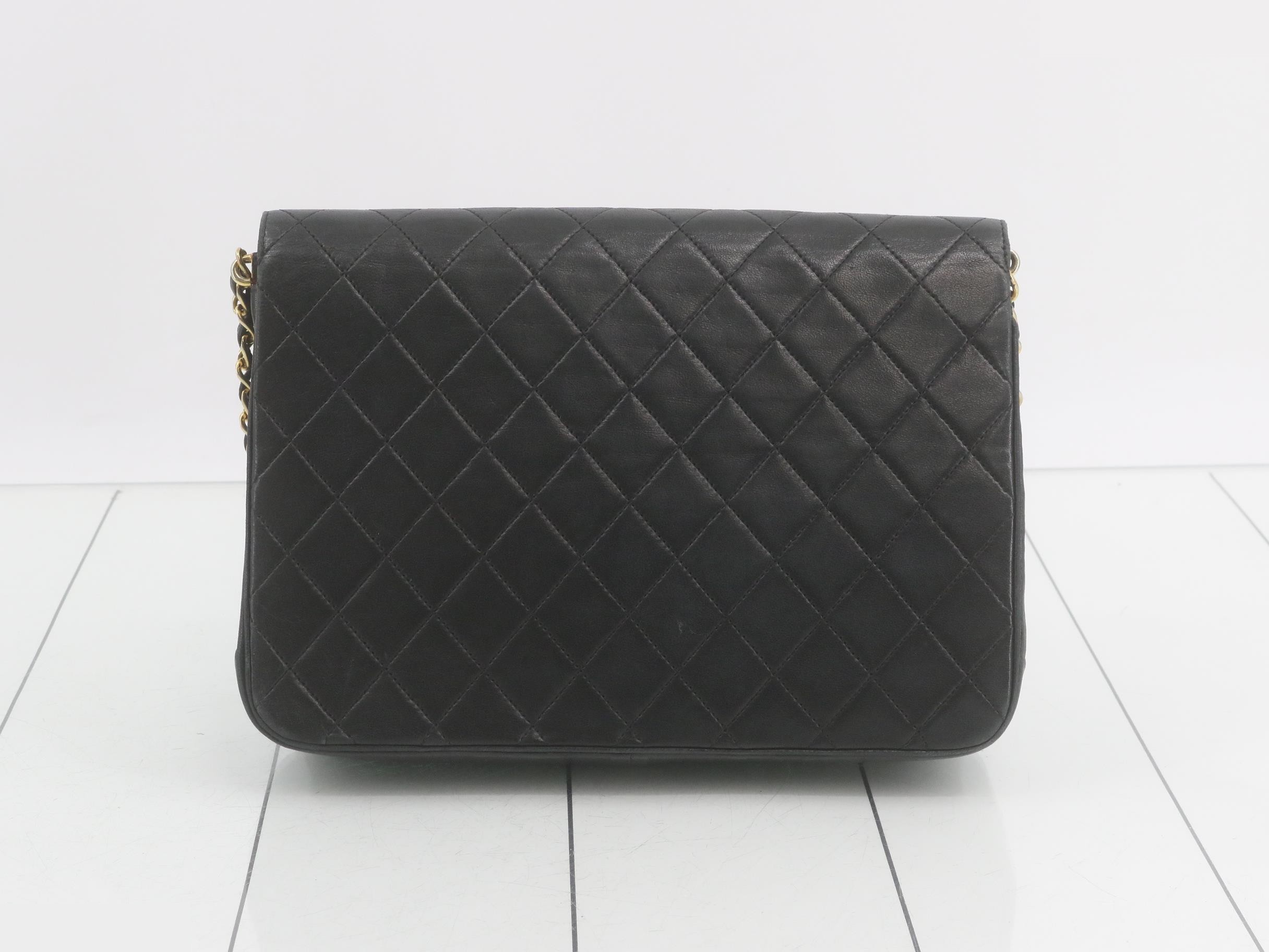 Matelasse lambskin shoulder bag — view 2