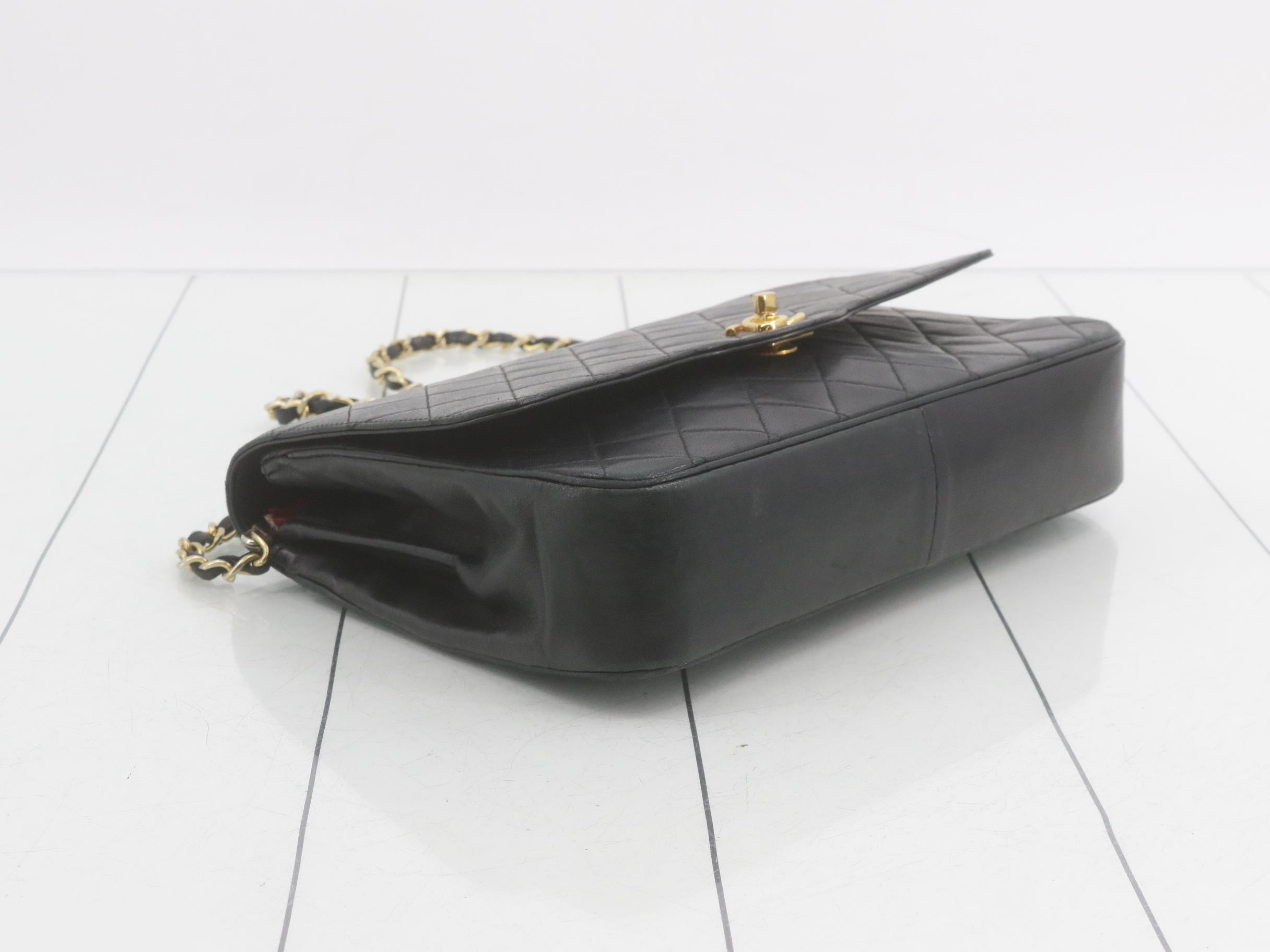 Matelasse lambskin shoulder bag — view 5