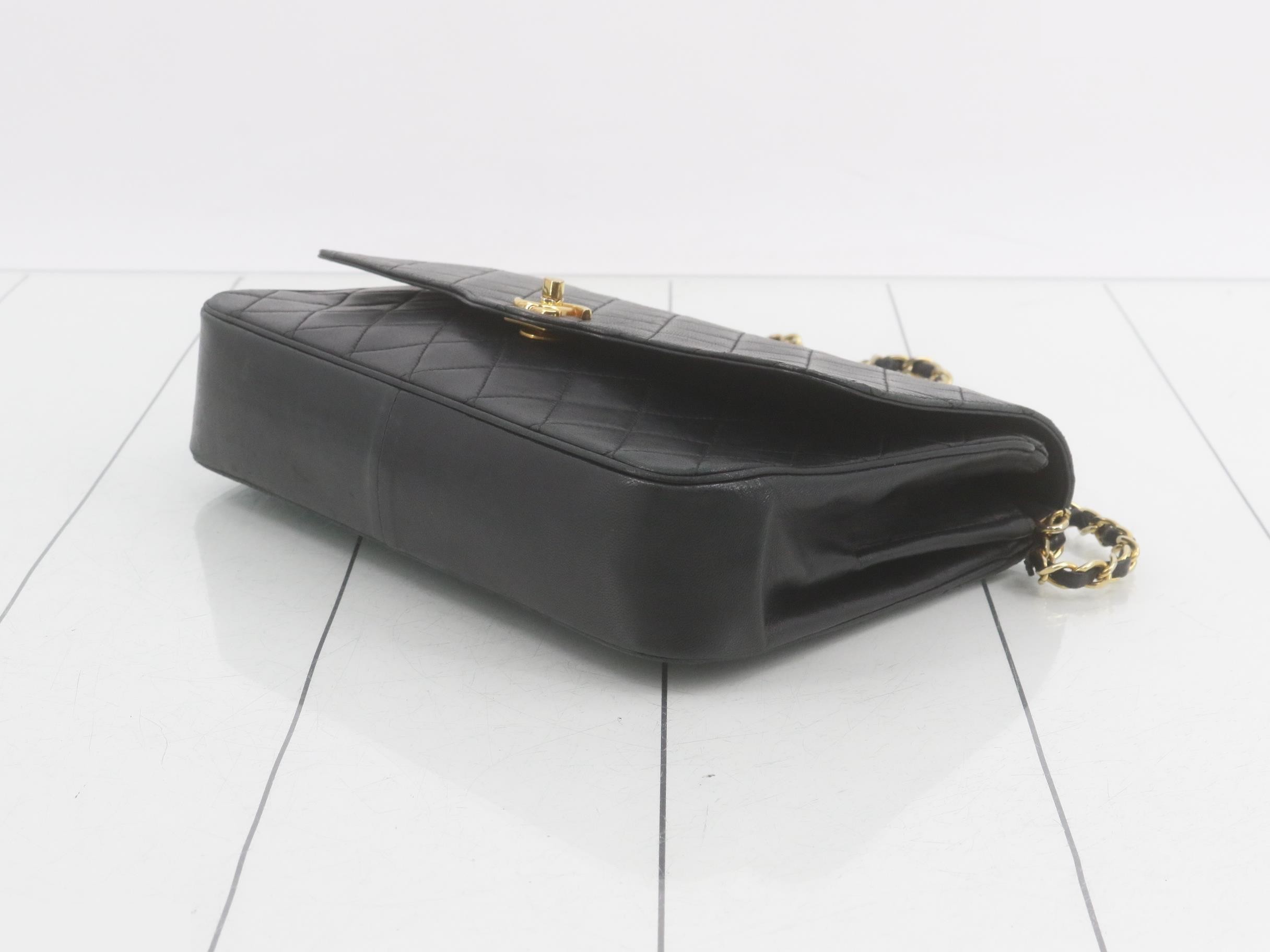 Matelasse lambskin shoulder bag — view 6