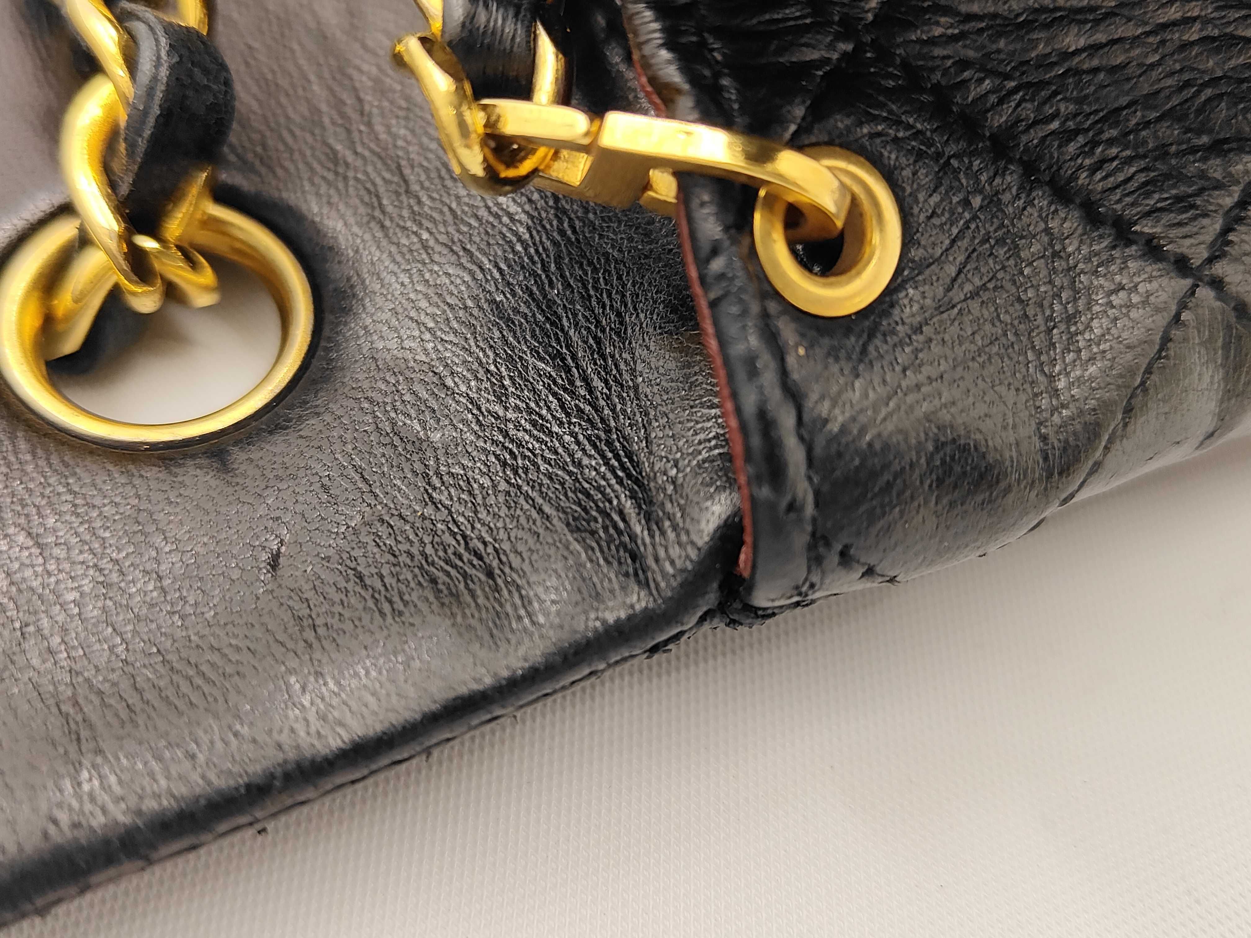 Lambskin Mini Matelassé Chain Shoulder Bag (with serial number) — view 8