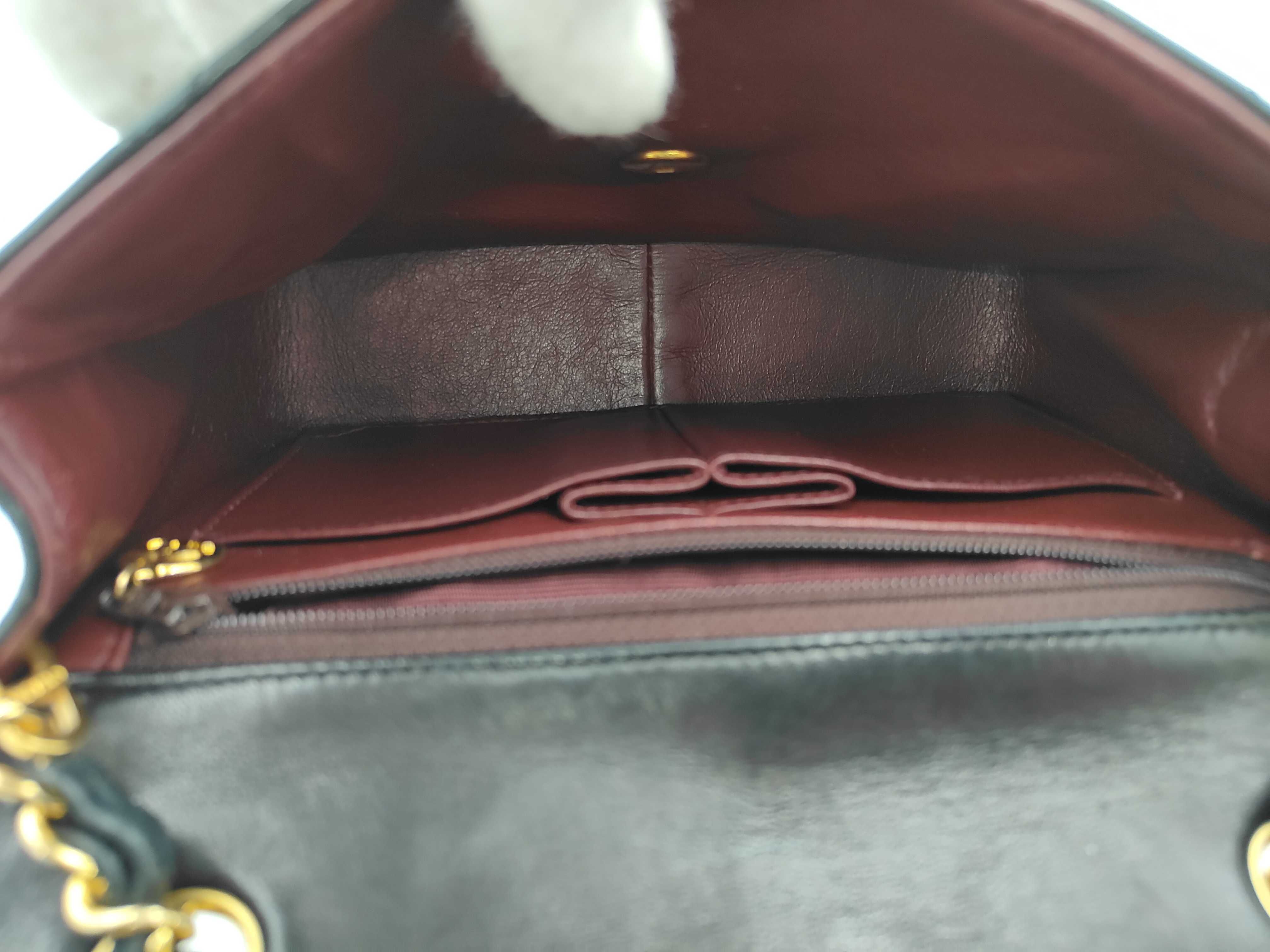 Lambskin Mini Matelassé Chain Shoulder Bag (with serial number) — view 9
