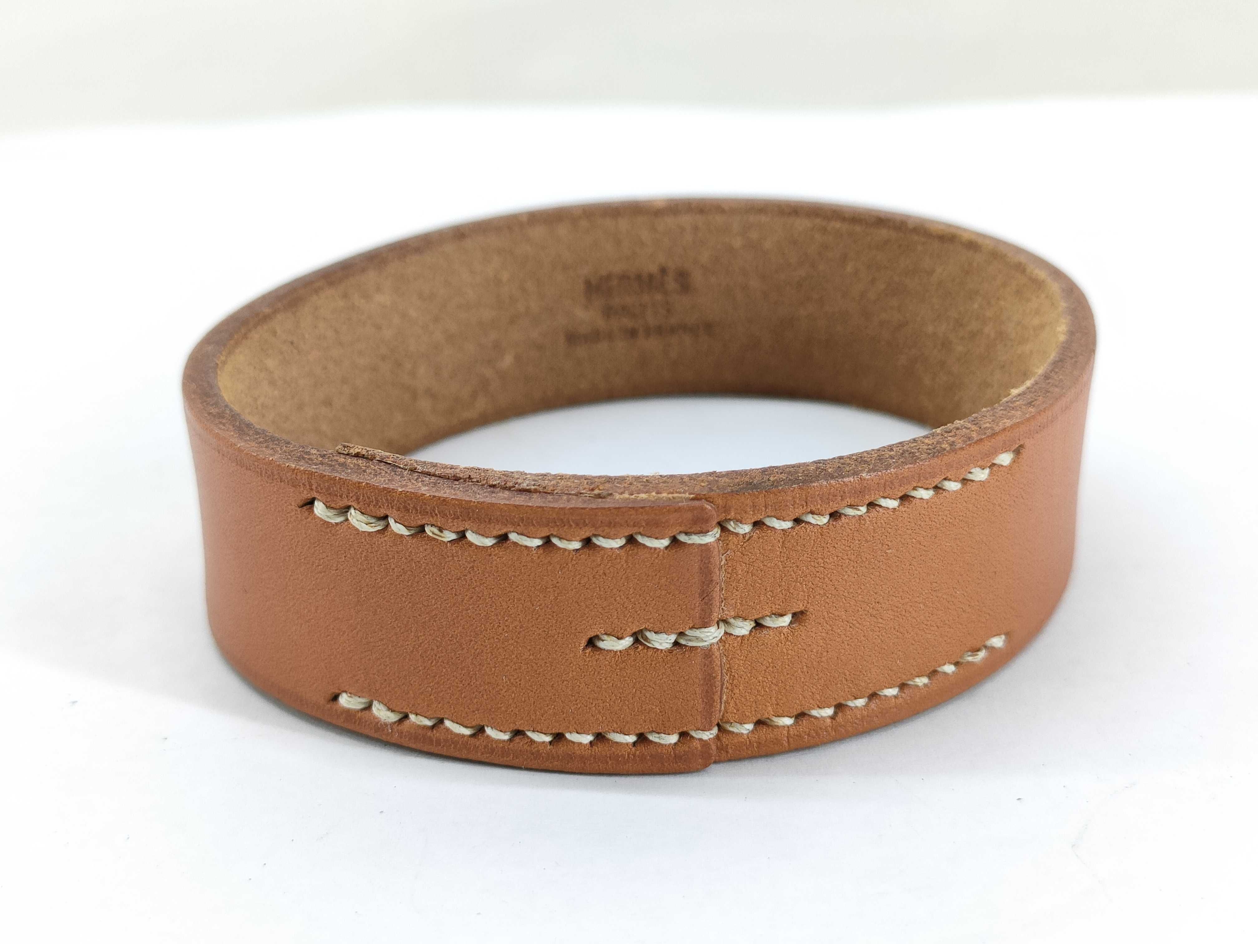 Bracelet Pour Tour Leather Brown Bracelet/Bangle — view 4