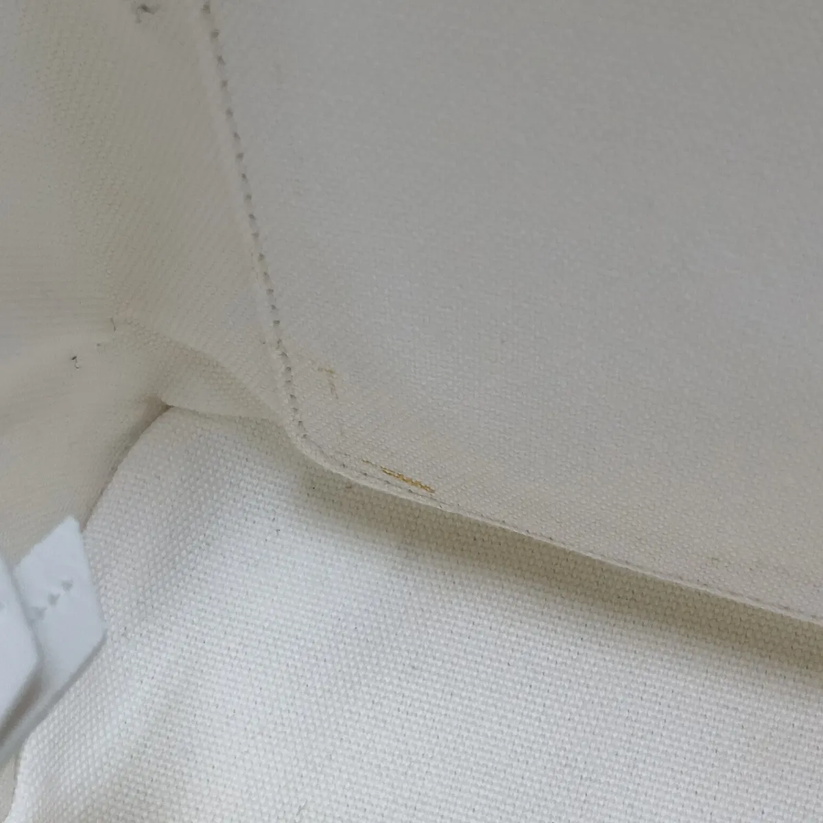 Wicker Rattan x Leather Handbag Beige x White — view 11