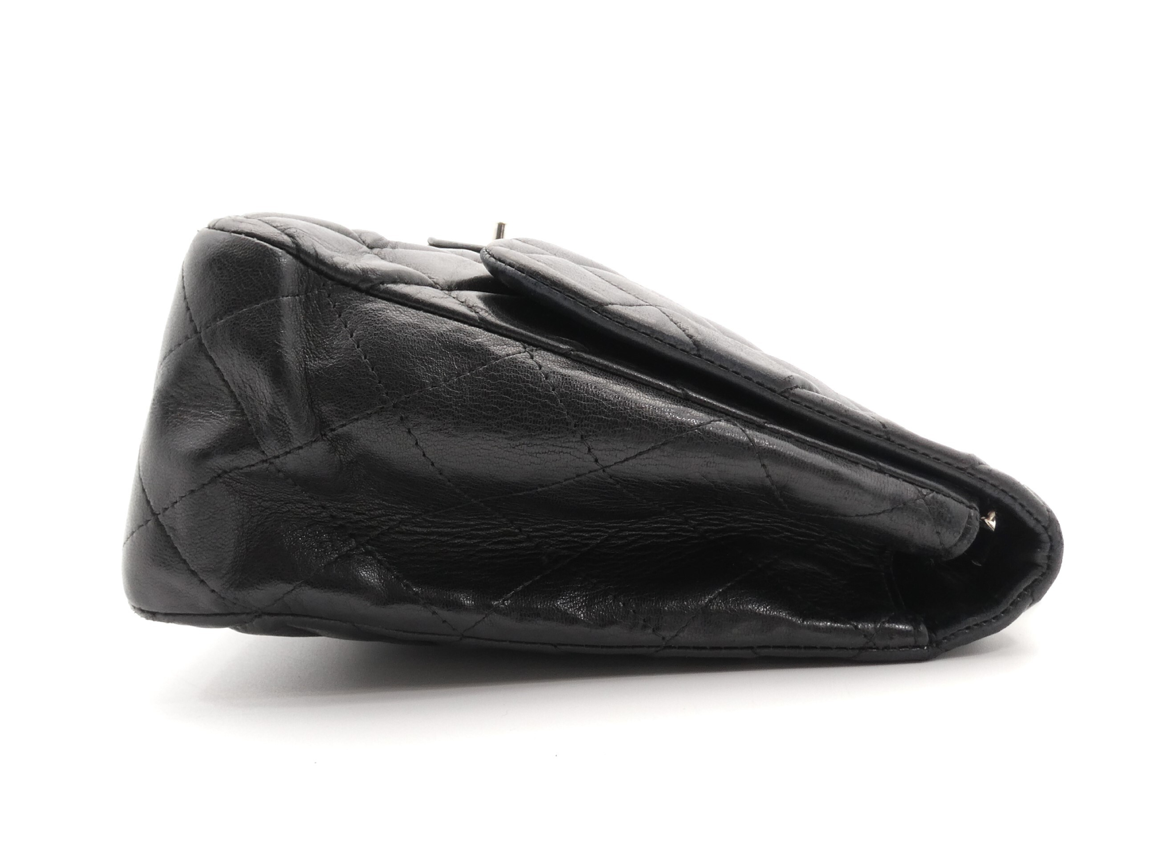 Matelassé Coco Mark Turnlock Double Chain Shoulder Bag — view 4