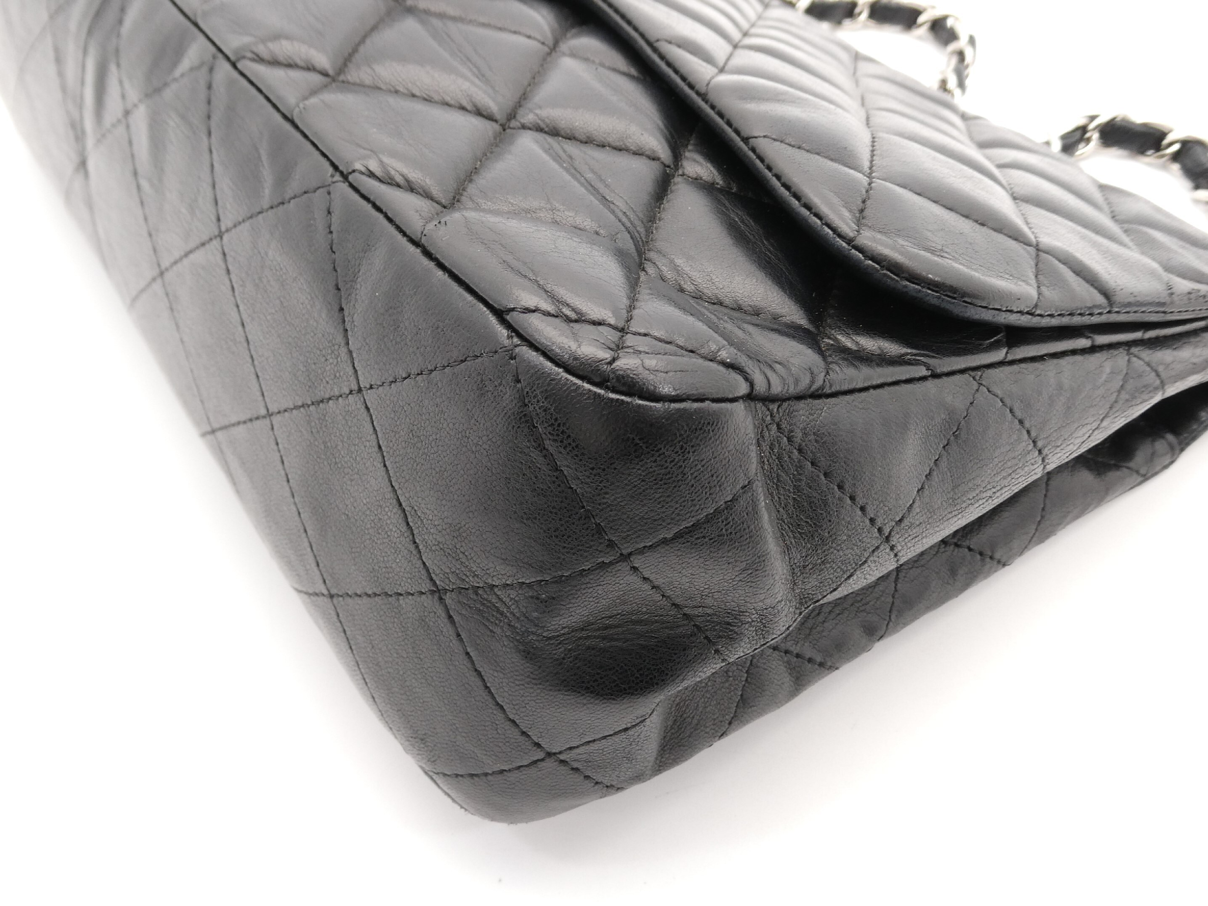 Matelassé Coco Mark Turnlock Double Chain Shoulder Bag — view 10