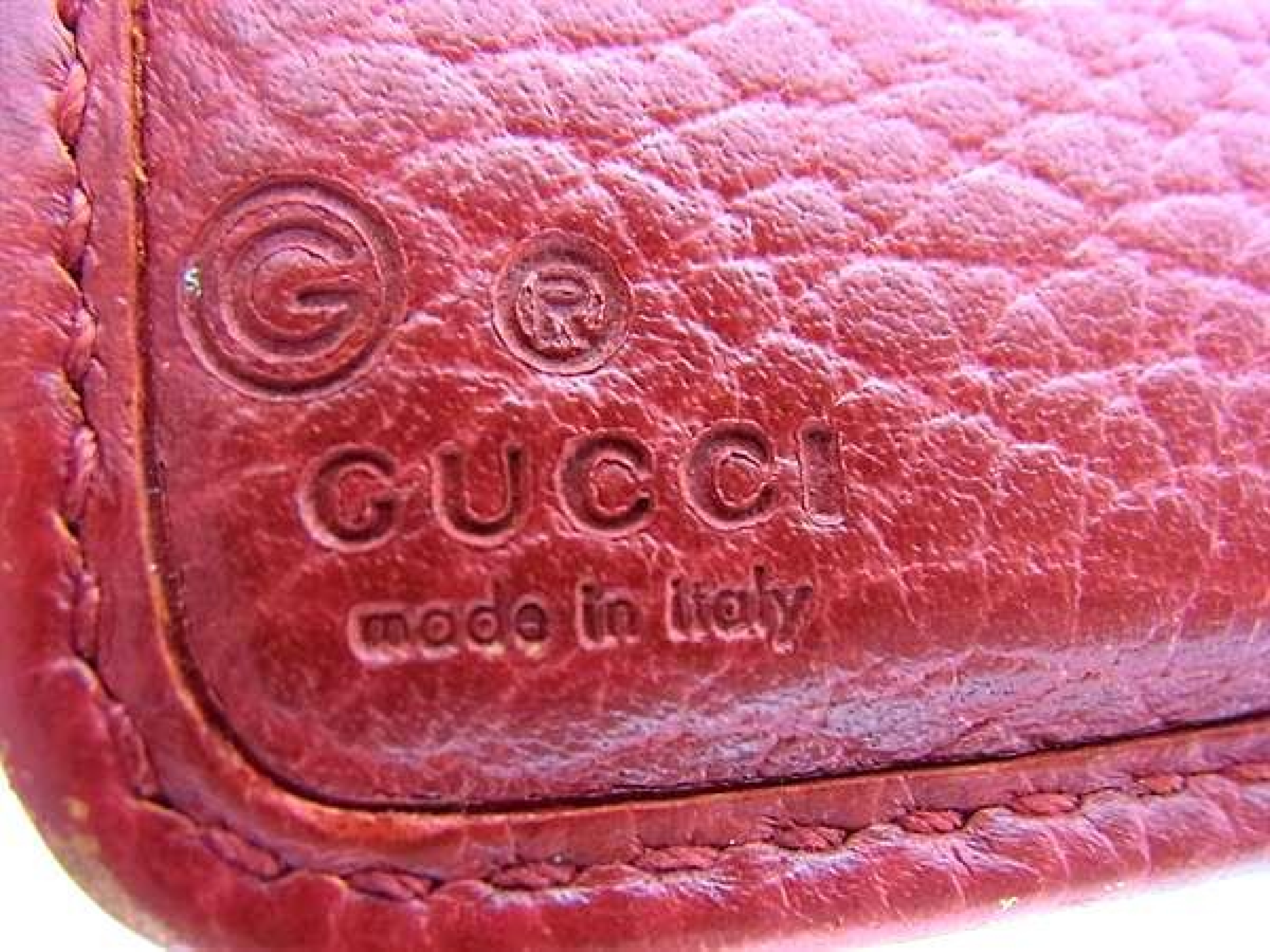 346056 2184 GG Canvas x Leather Bi-fold Wallet, Billfold, Coin Purse, Card Slots, Brown x Red, HE161 — view 6
