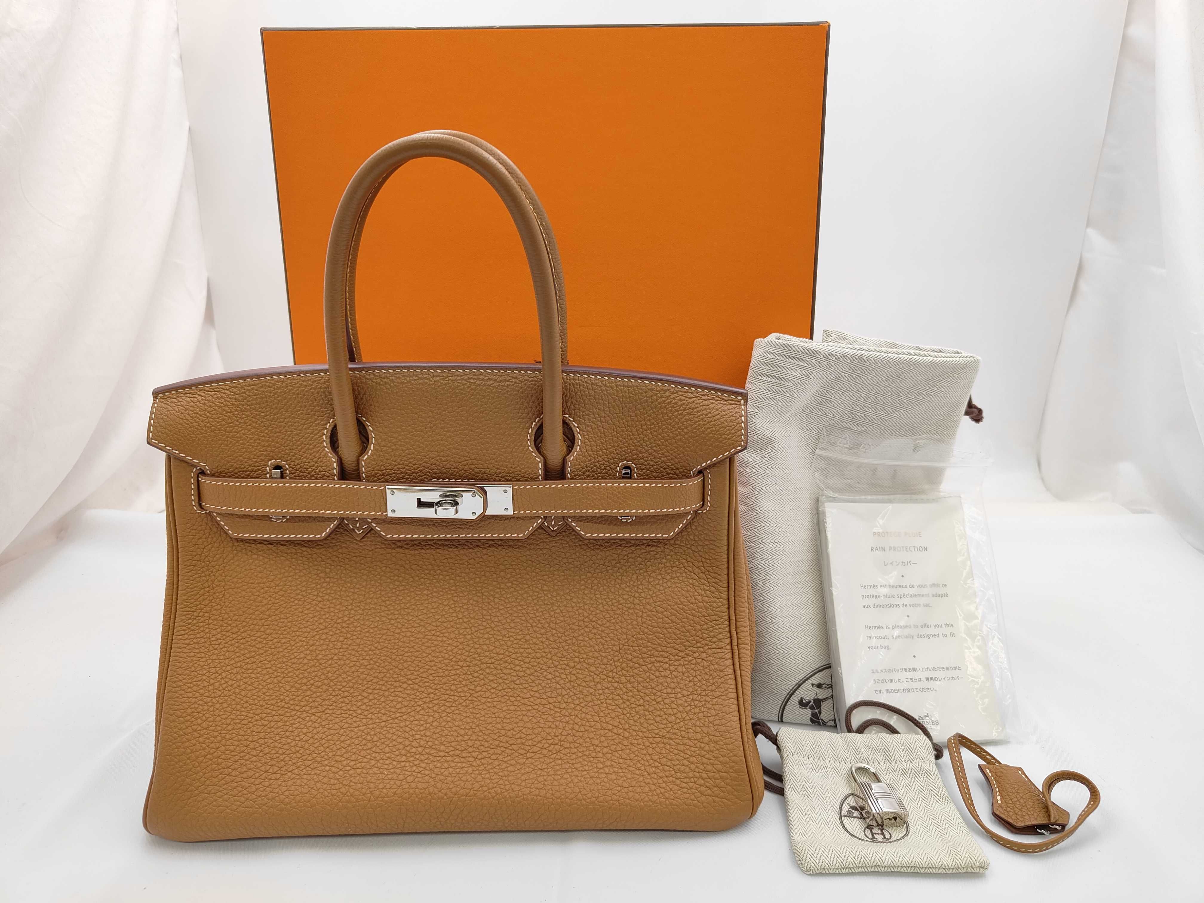 Birkin 30 Gold Togo Handbag