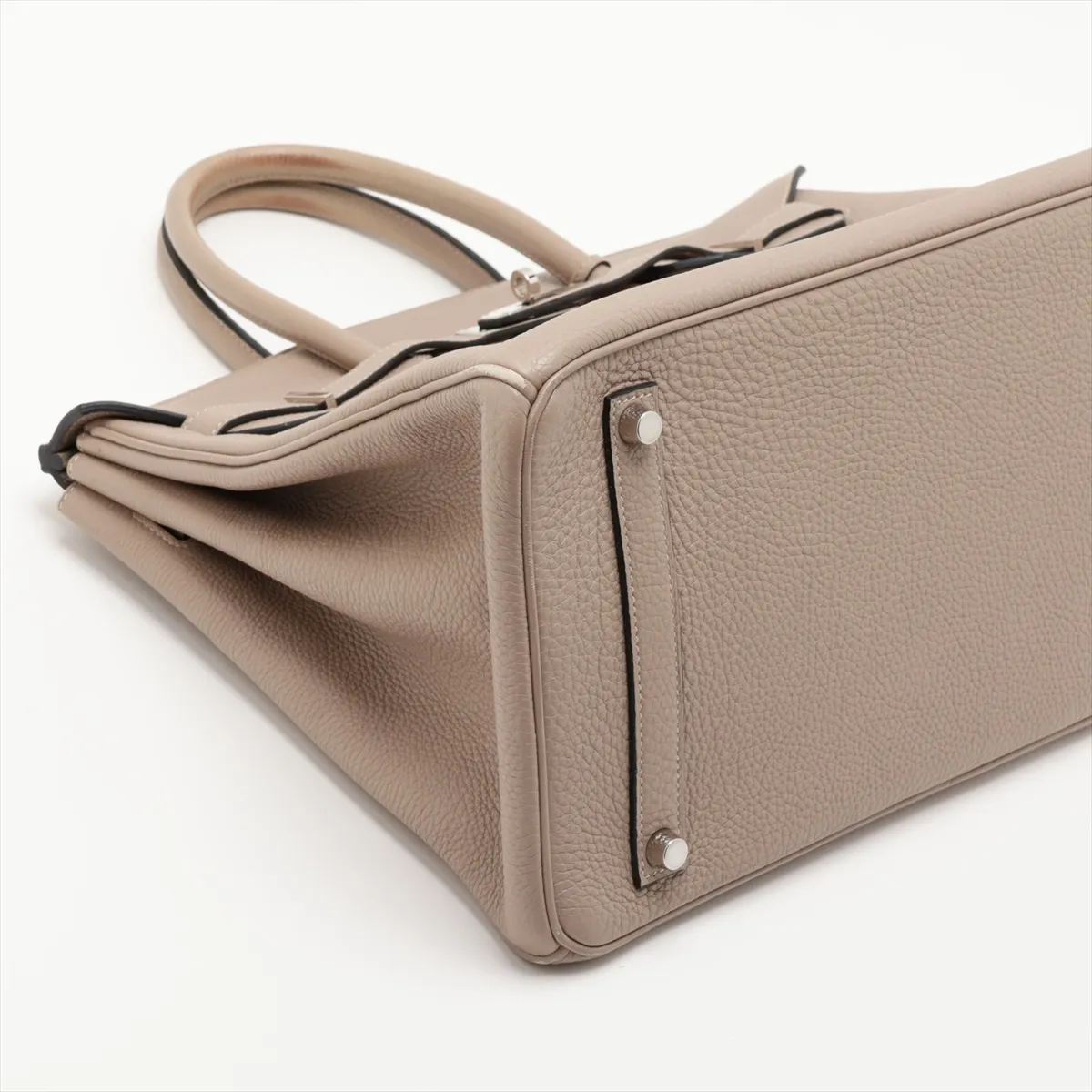 [Individually packaged] Hermes Birkin 35 Letournée Togo Tourterelle Grey Silver Hardware N:2010 — view 4