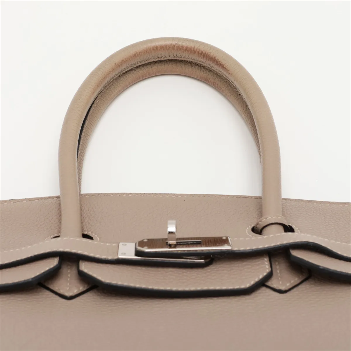 [Individually packaged] Hermes Birkin 35 Letournée Togo Tourterelle Grey Silver Hardware N:2010 — view 6