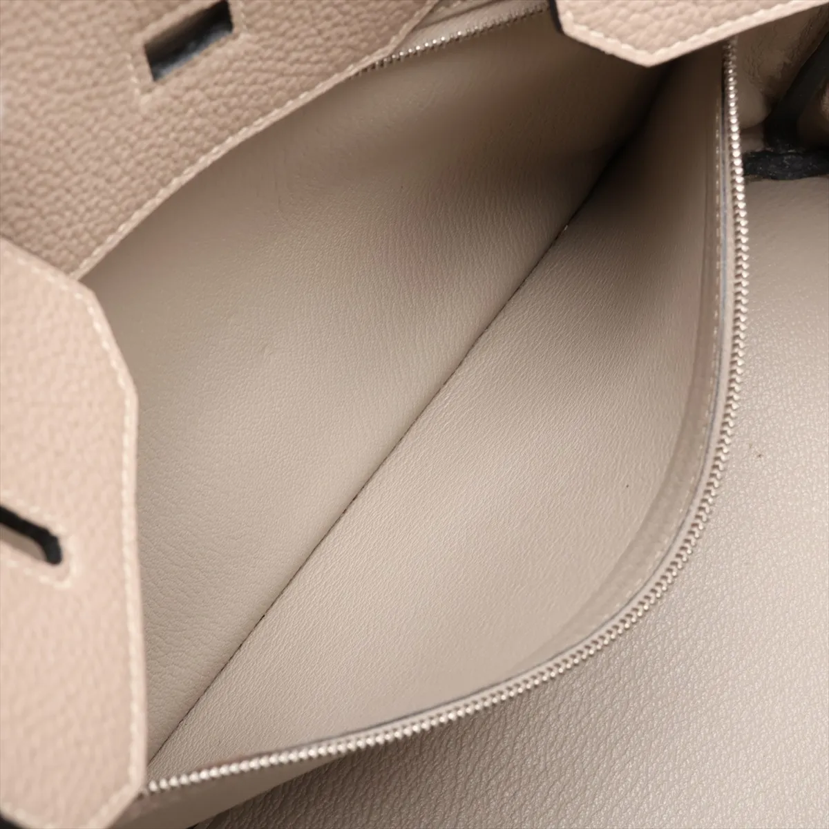 [Individually packaged] Hermes Birkin 35 Letournée Togo Tourterelle Grey Silver Hardware N:2010 — view 8